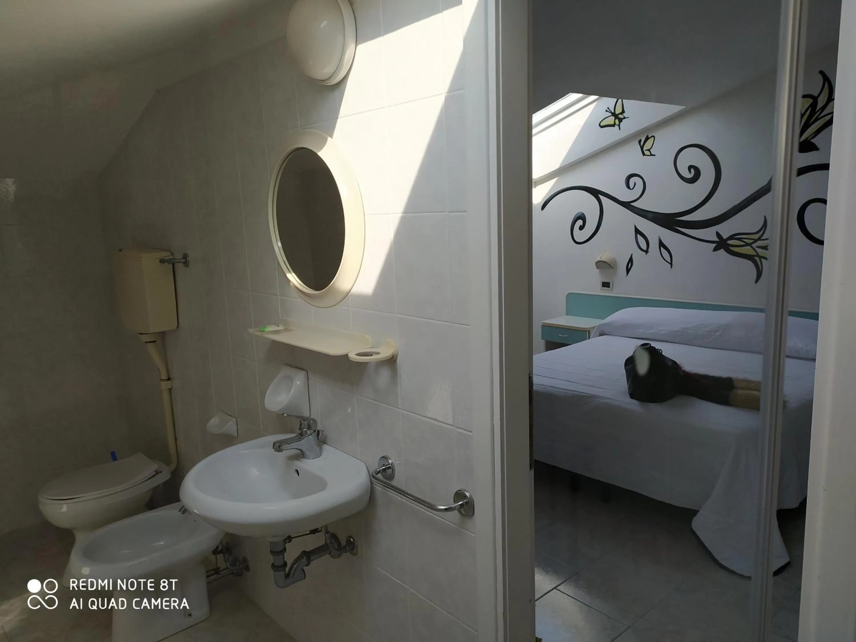 Shower, Bed in Kristalex Pet Family Hotel