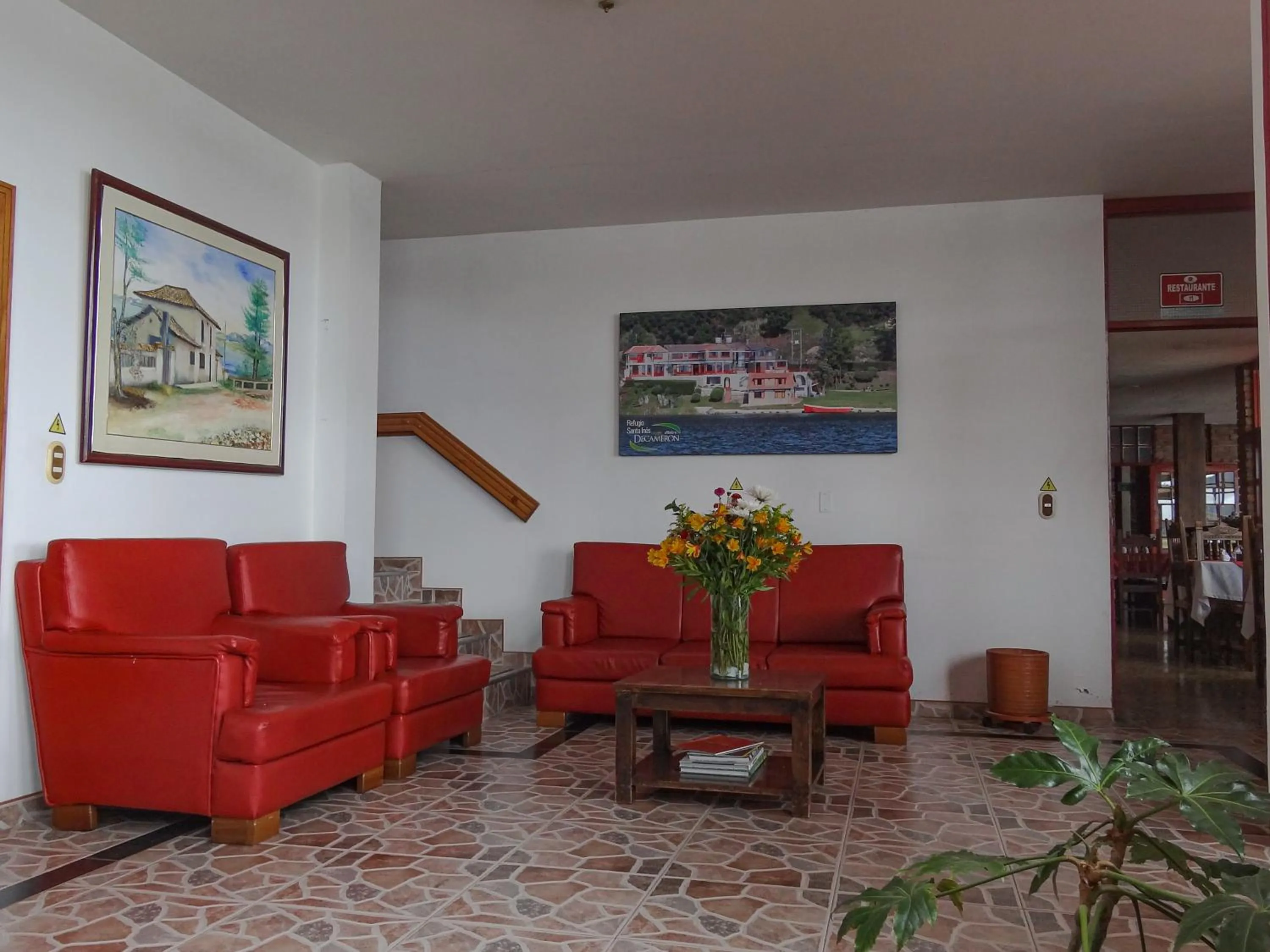 Lobby or reception in Hotel Refugio Santa Ines