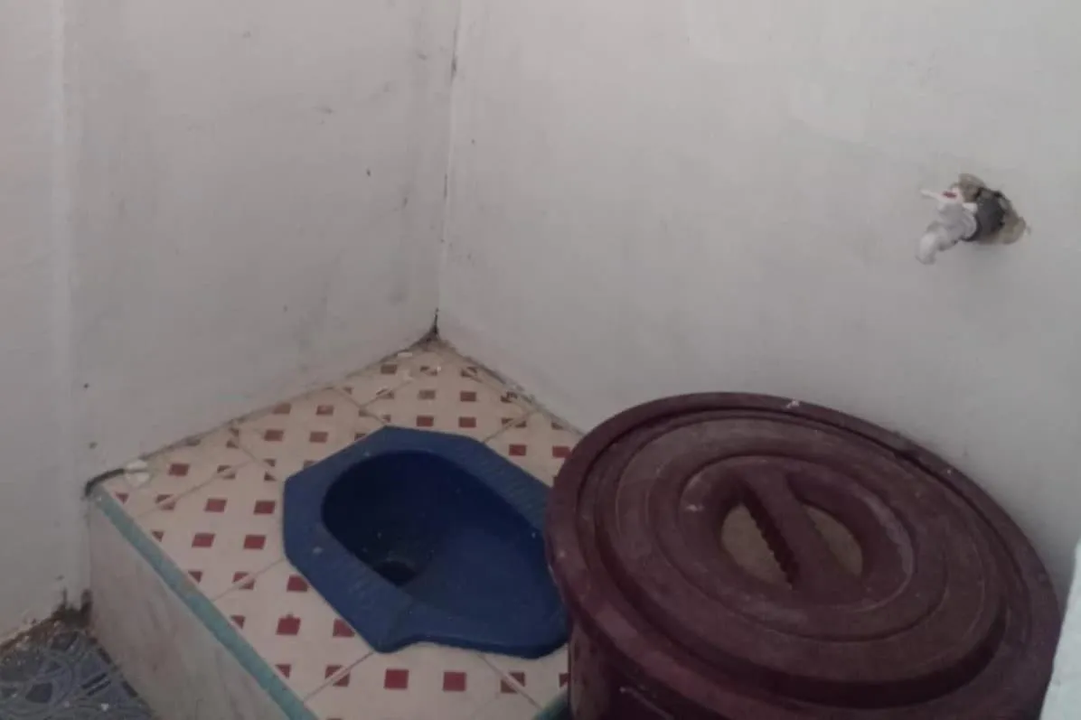 Bathroom, Bed in Hotel O Lona Guest House SyariahNearScience Park Universitas Riau