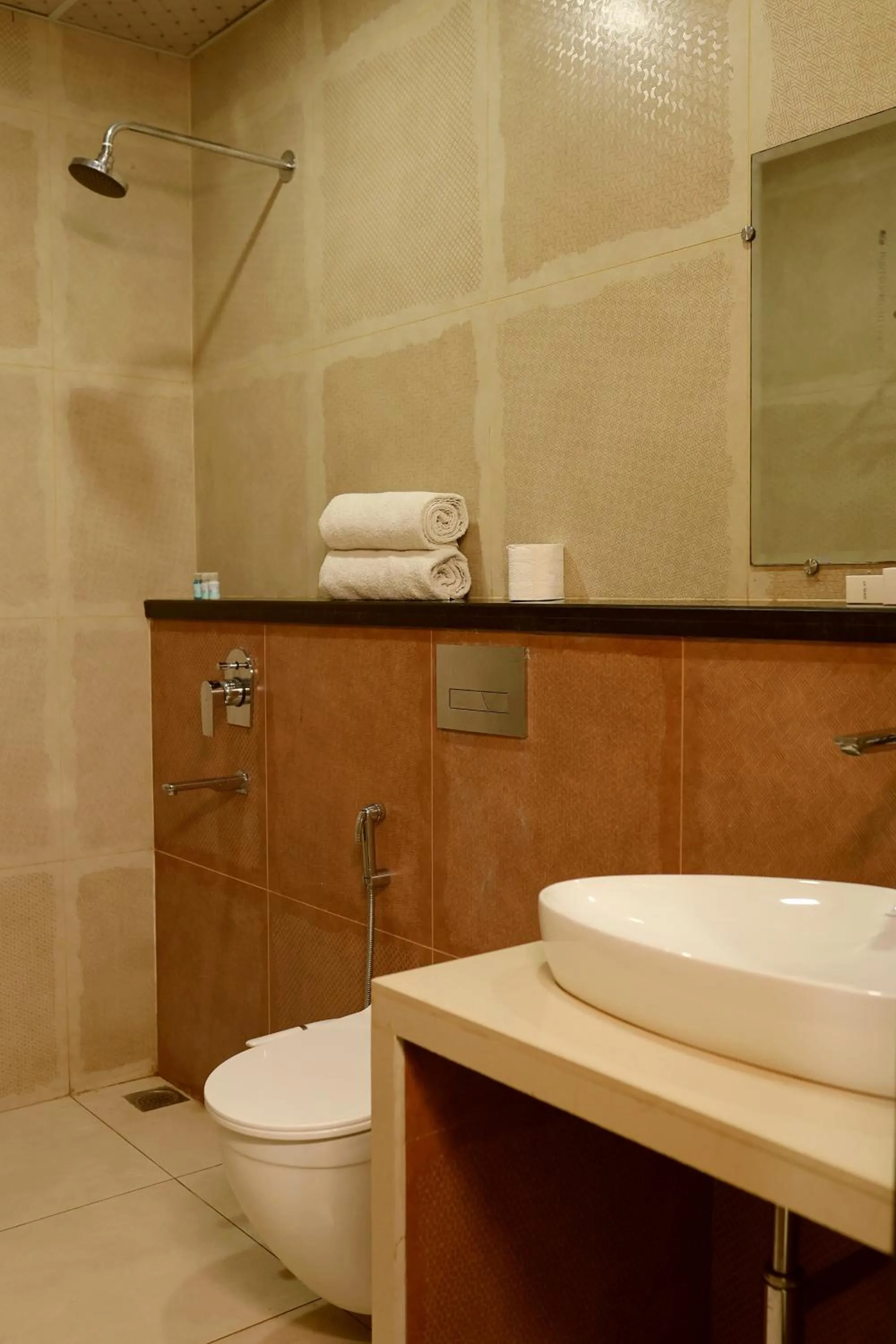 Shower in The Blue Vista