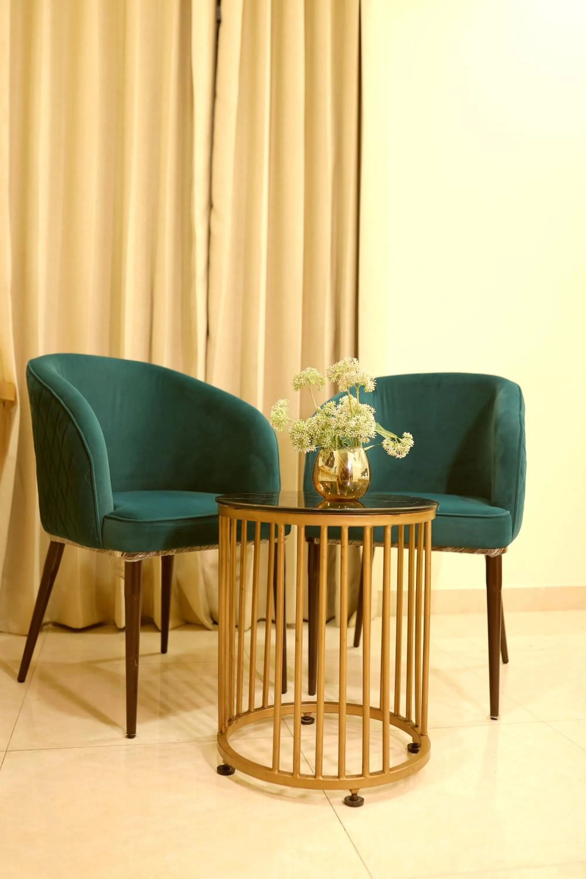 Seating area in The Blue Vista