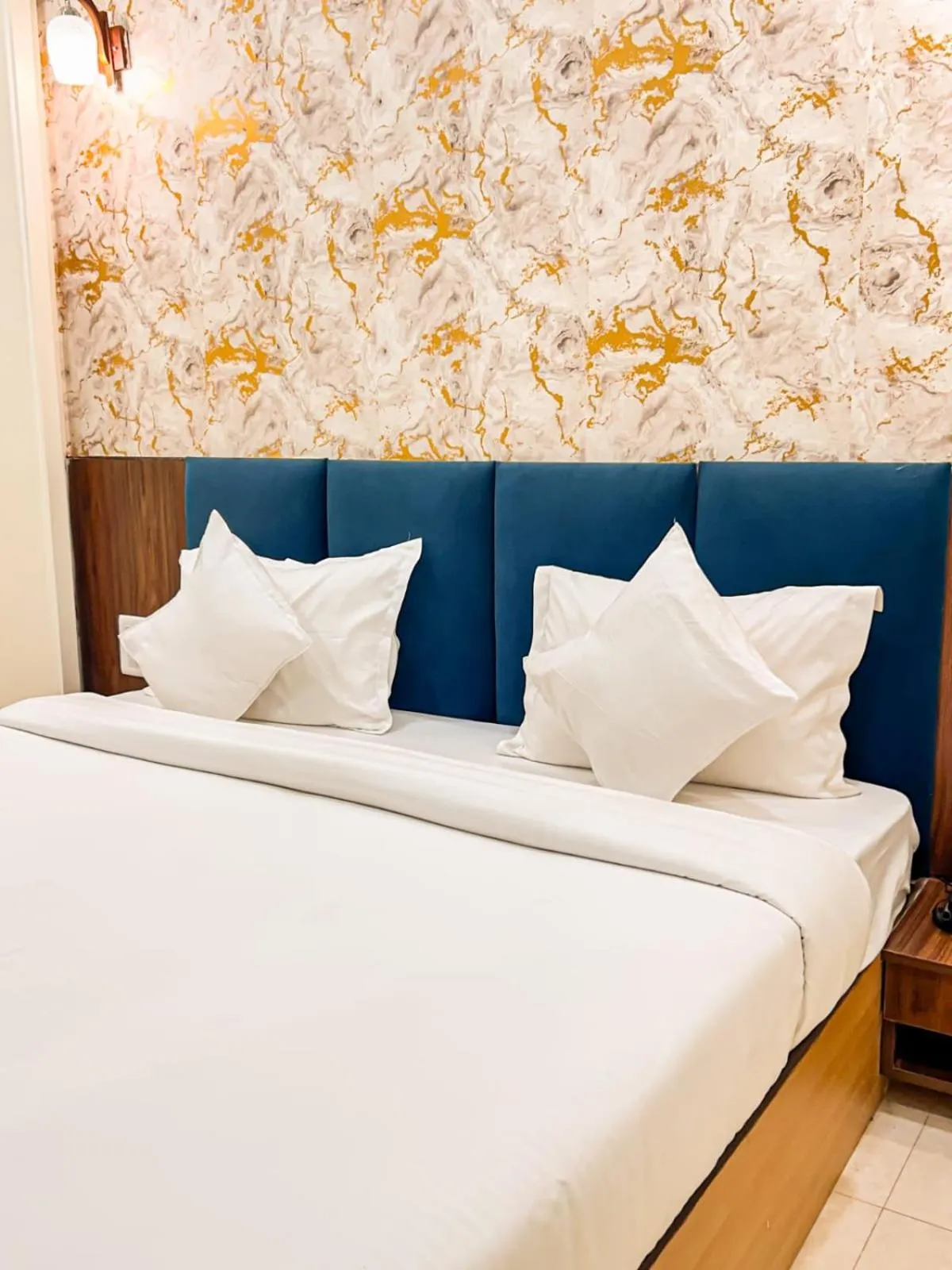 Bedroom, Bed in The Blue Vista