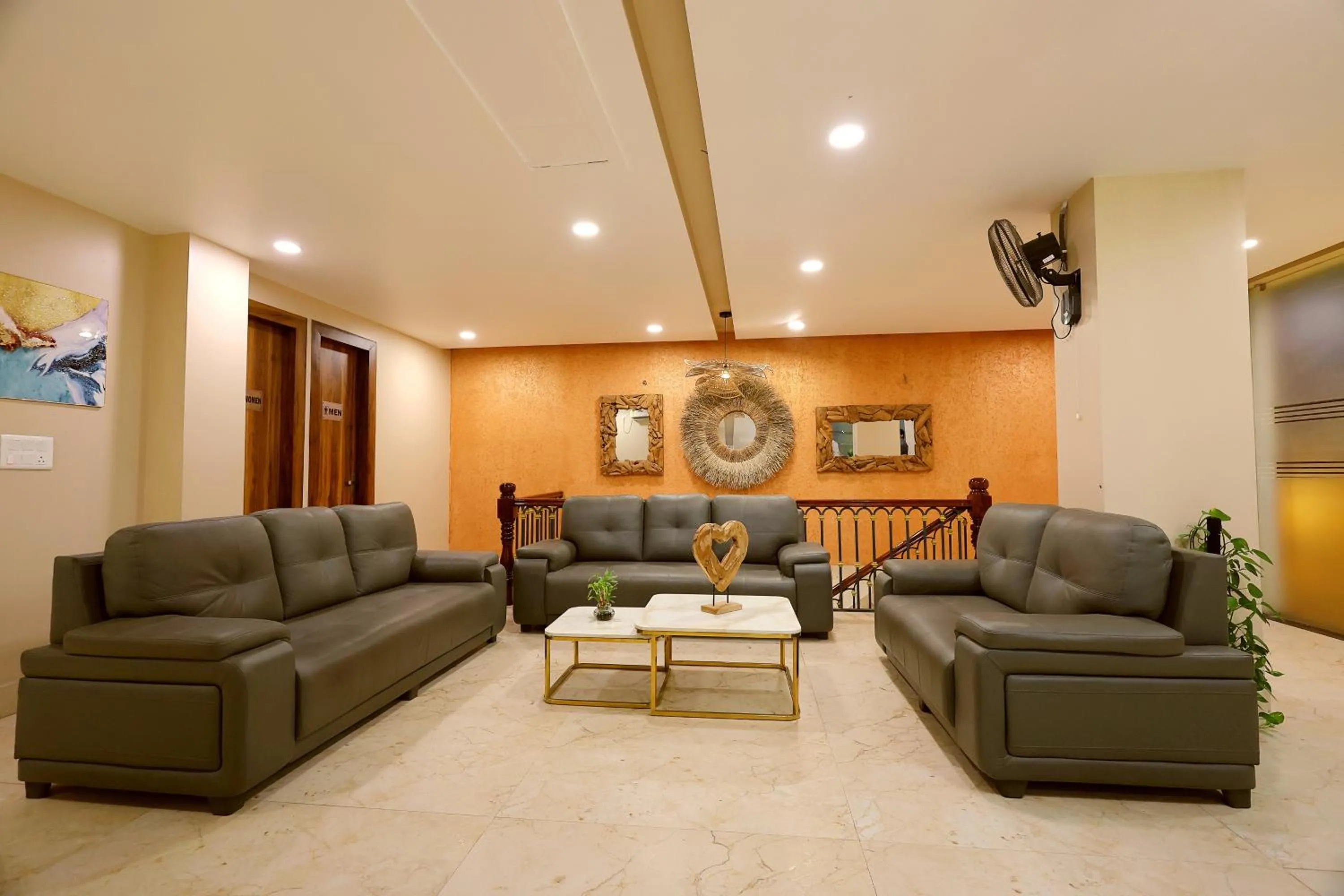 Seating area in The Blue Vista