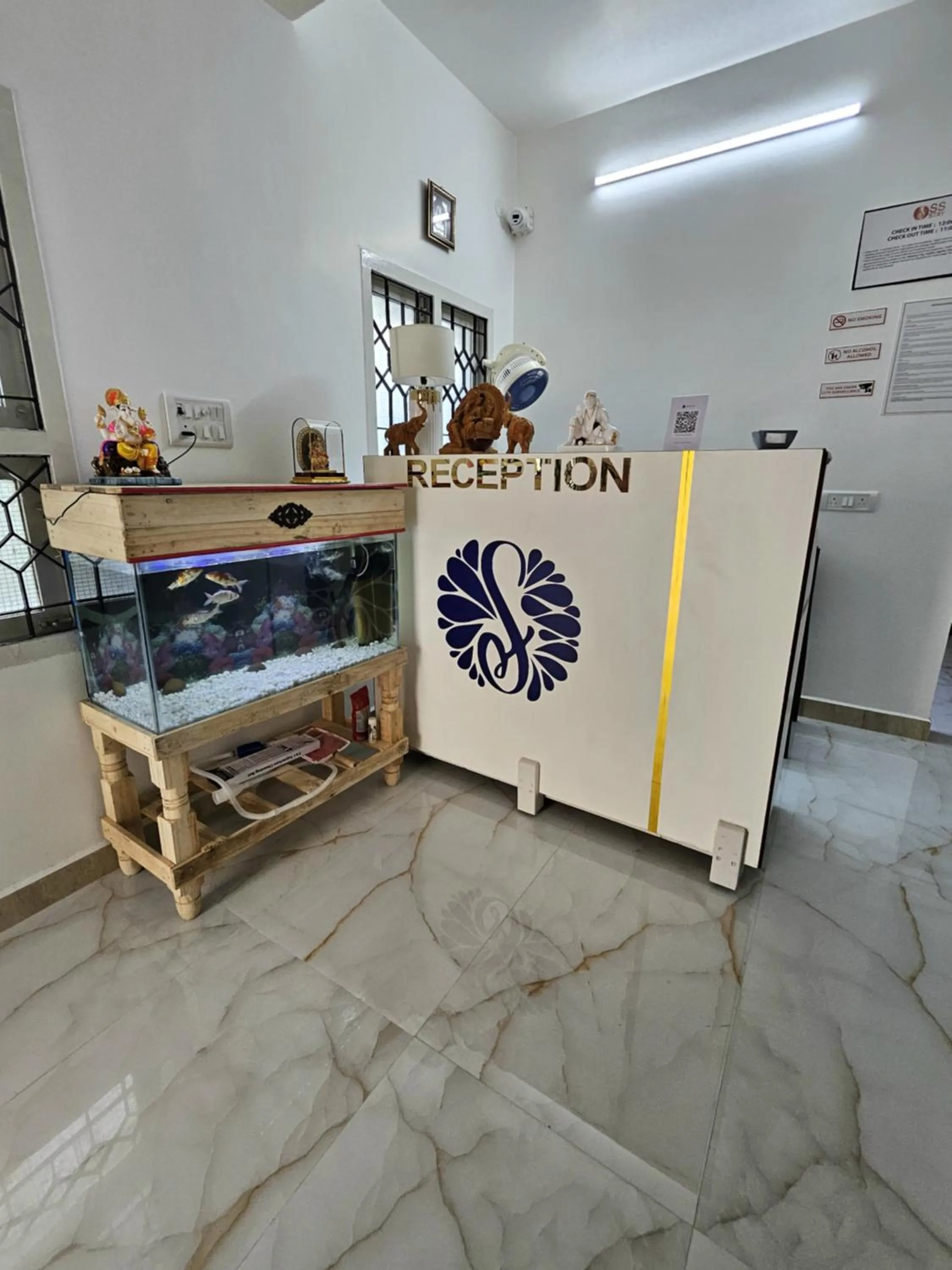 Lobby or reception in SS Stay Kilpauk Chennai
