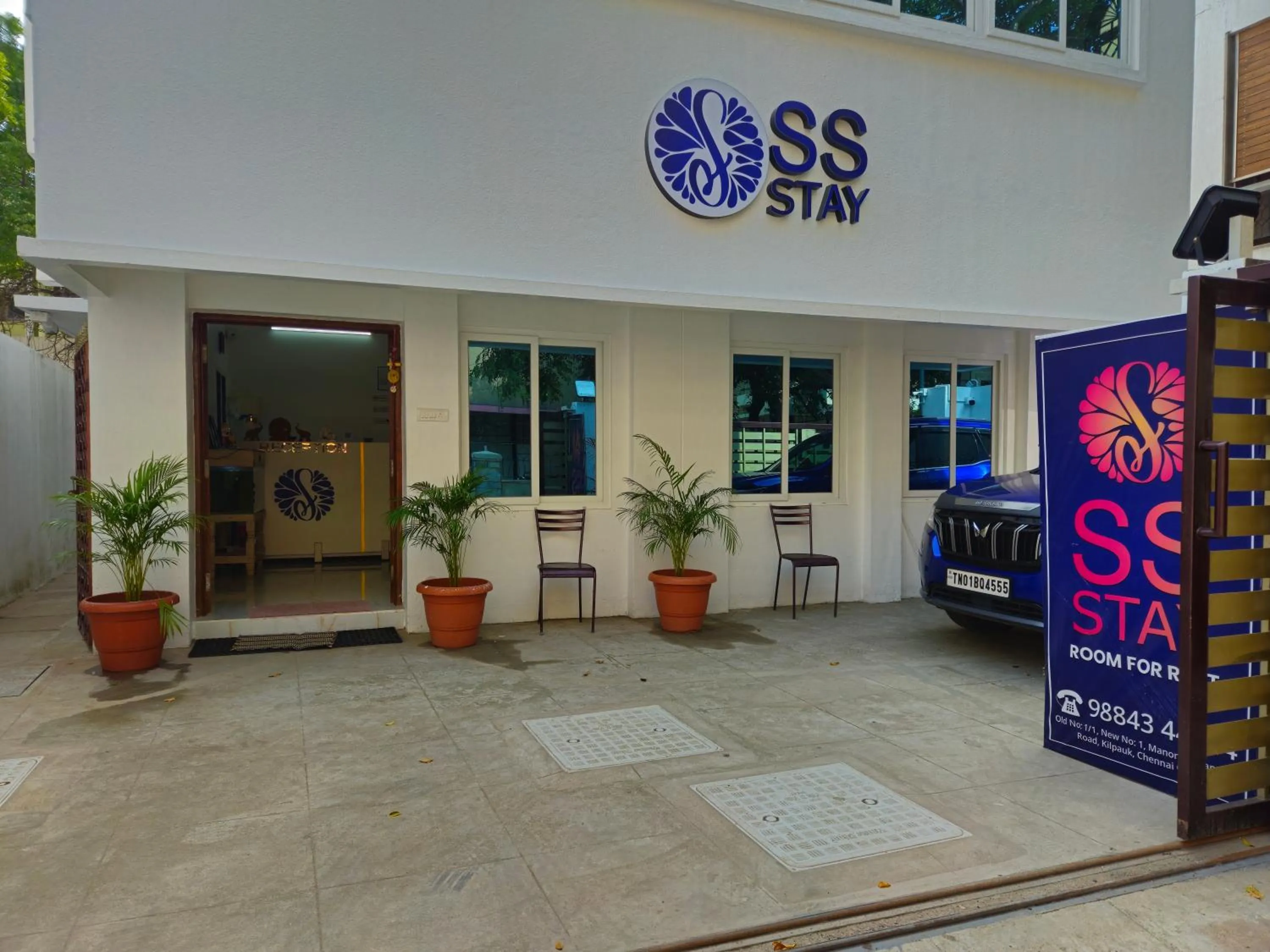 Parking in SS Stay Kilpauk Chennai