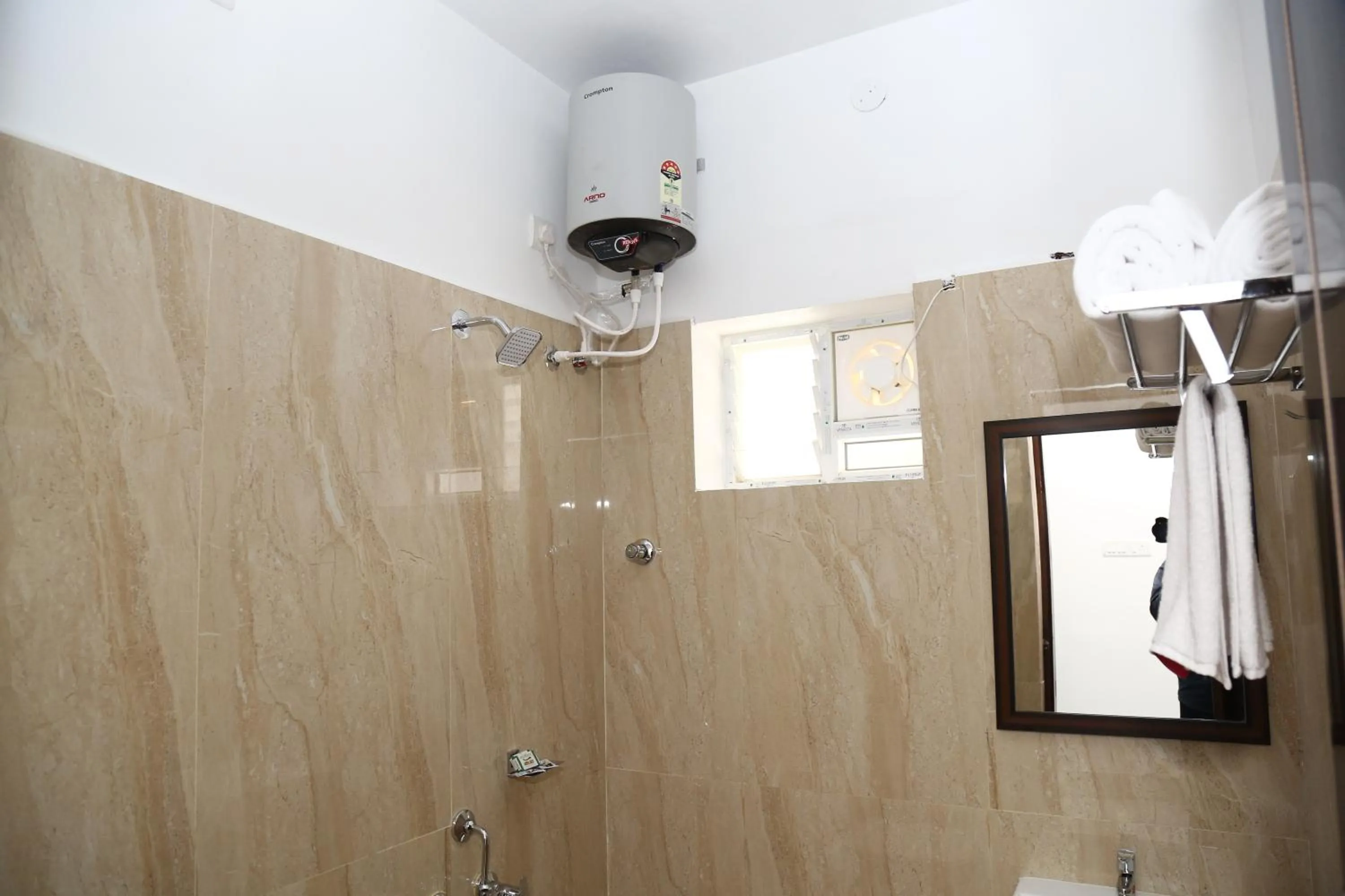 Bathroom in SS Stay Kilpauk Chennai