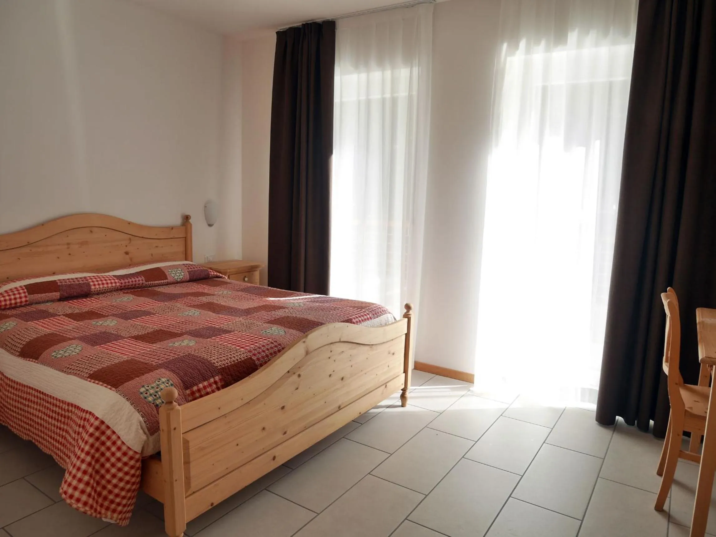 Bed in Hotel Elbele Garnì