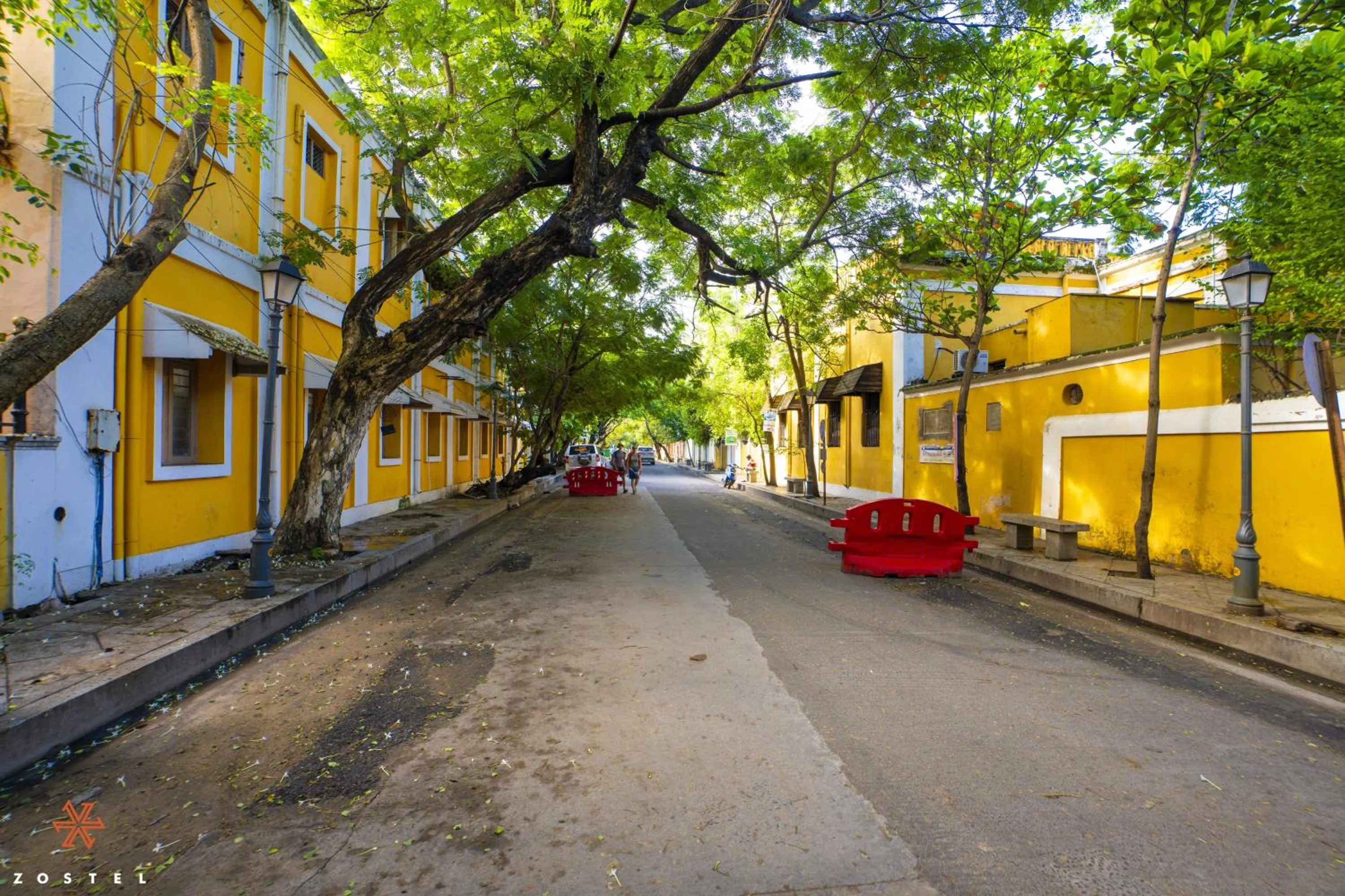Property building in Zostel Pondicherry, Auroville Road