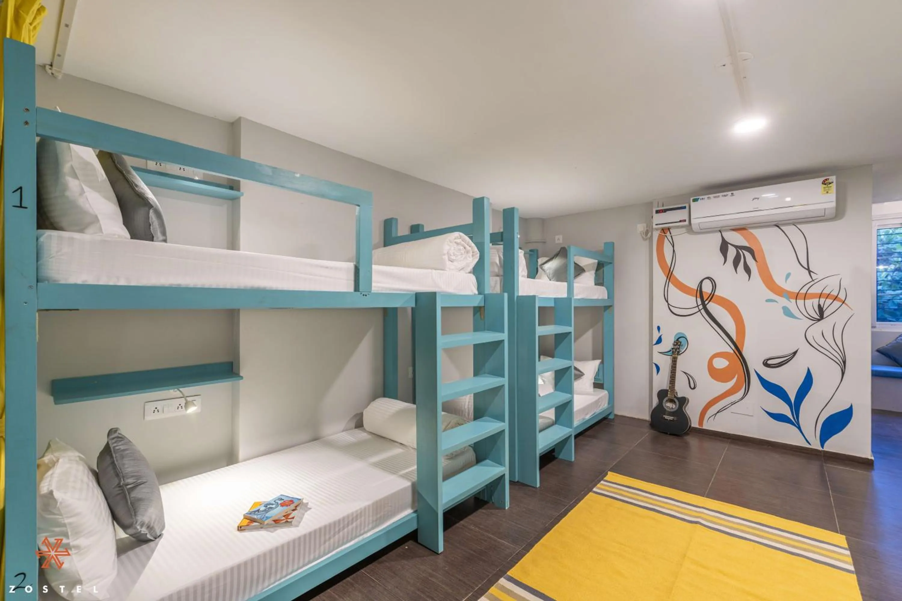 Bed in Zostel Pondicherry, Auroville Road