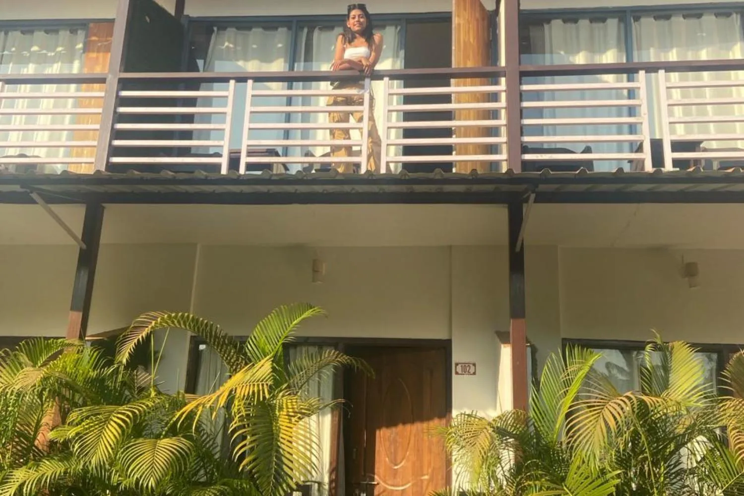 Property building in YogiTree Beach Resort & Cafe - 100m from Morjim Beach