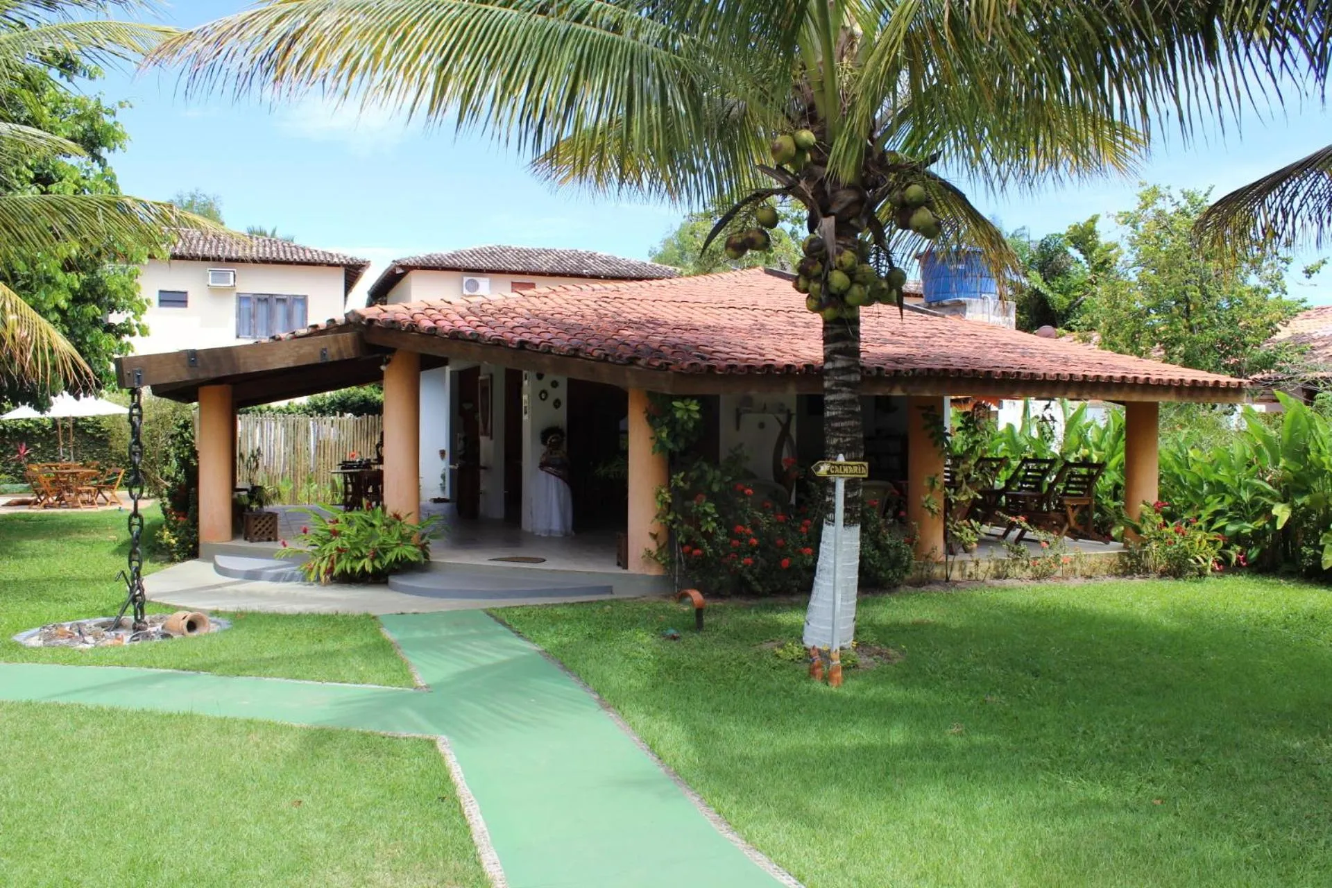 Balcony/Terrace in Pousada Galeão Santa Anna
