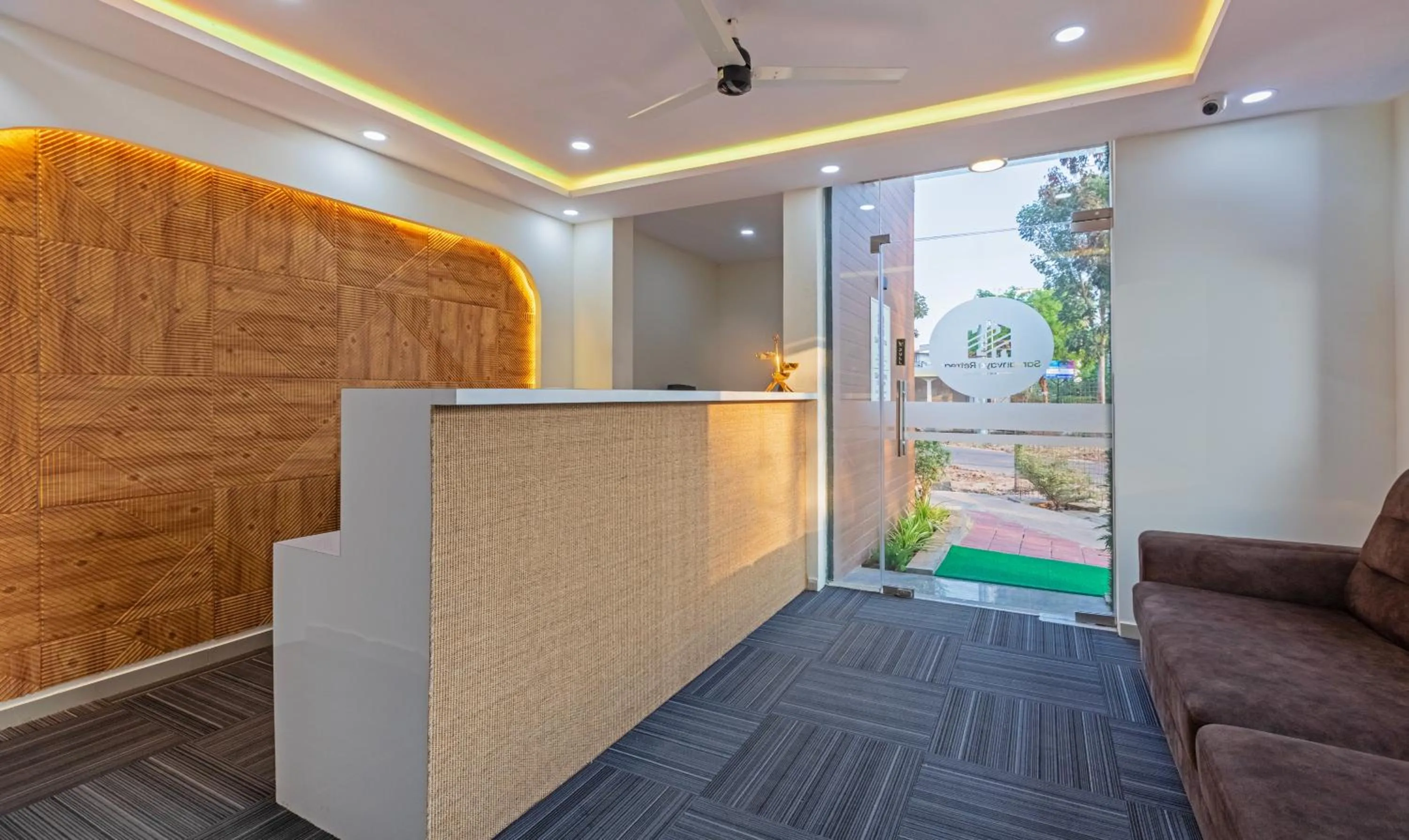 Lobby or reception in Treebo Samanvaya Retreat, Mysore