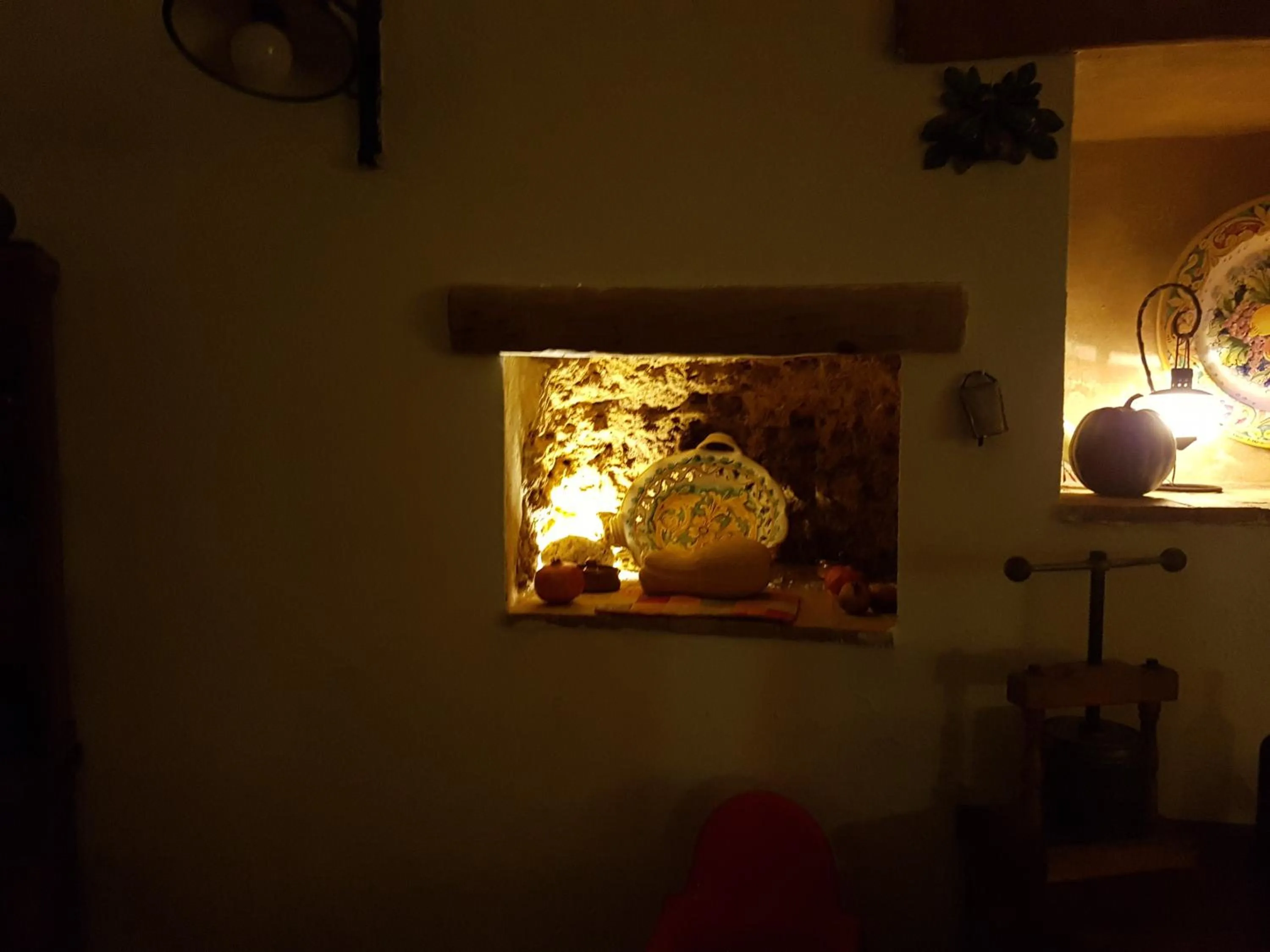 Decorative detail in Agriturismo Passo dei Briganti