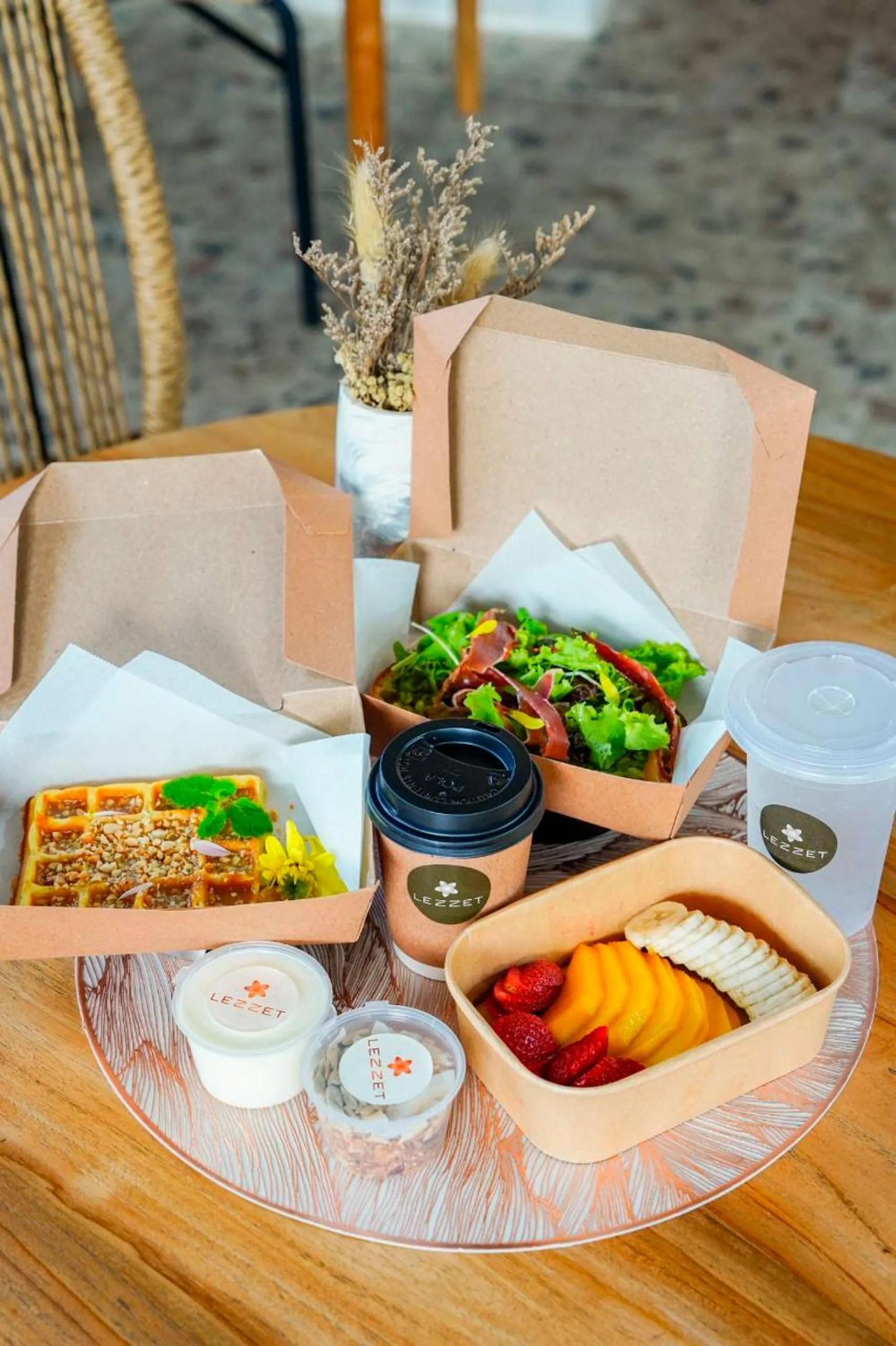 Breakfast in Sarang Apartments by EVDEkimi - Rice field escape with Yoga lounge, Lush garden - Long stay extras