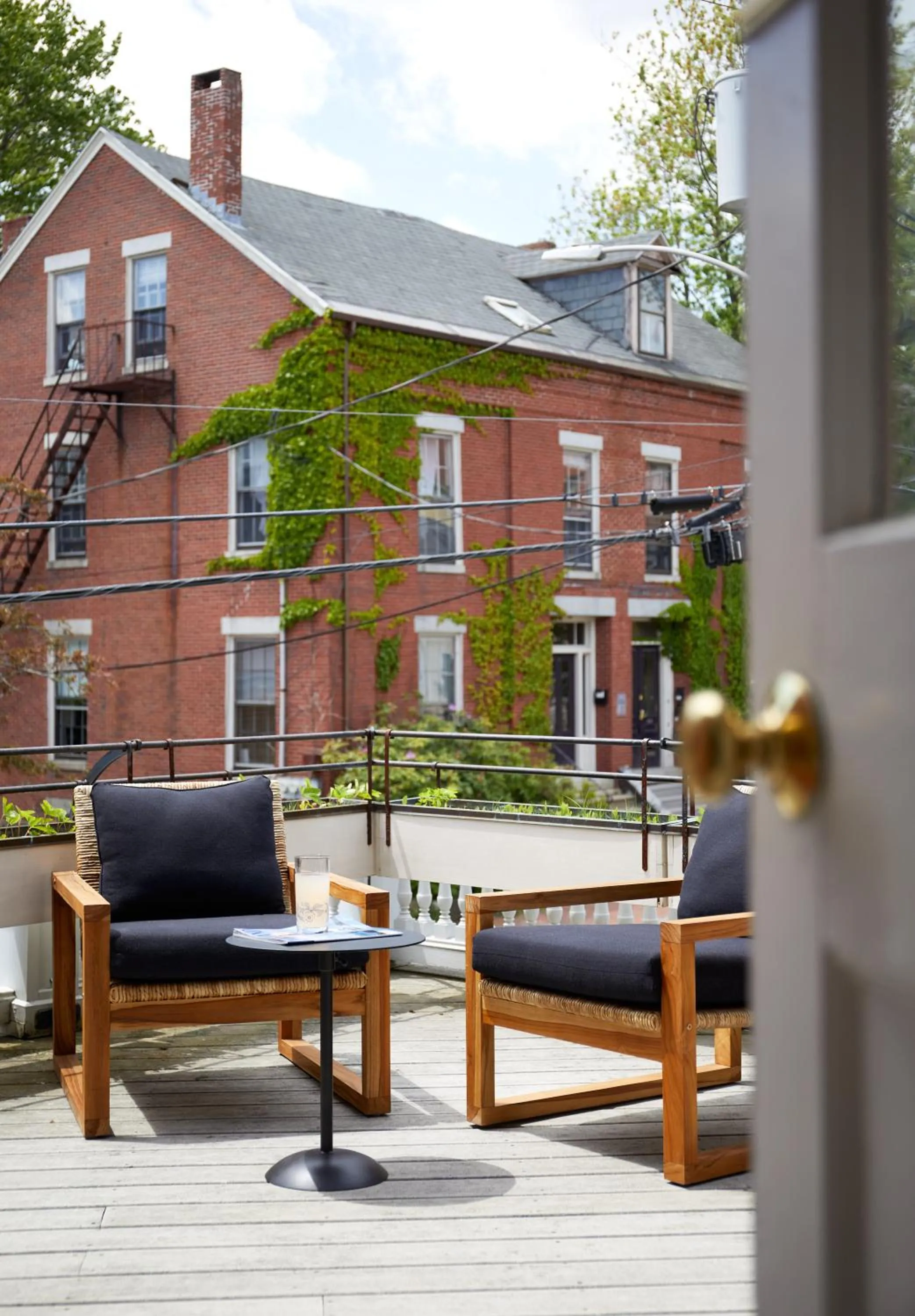 Balcony/Terrace in Blind Tiger Portland - Danforth Street Guest House