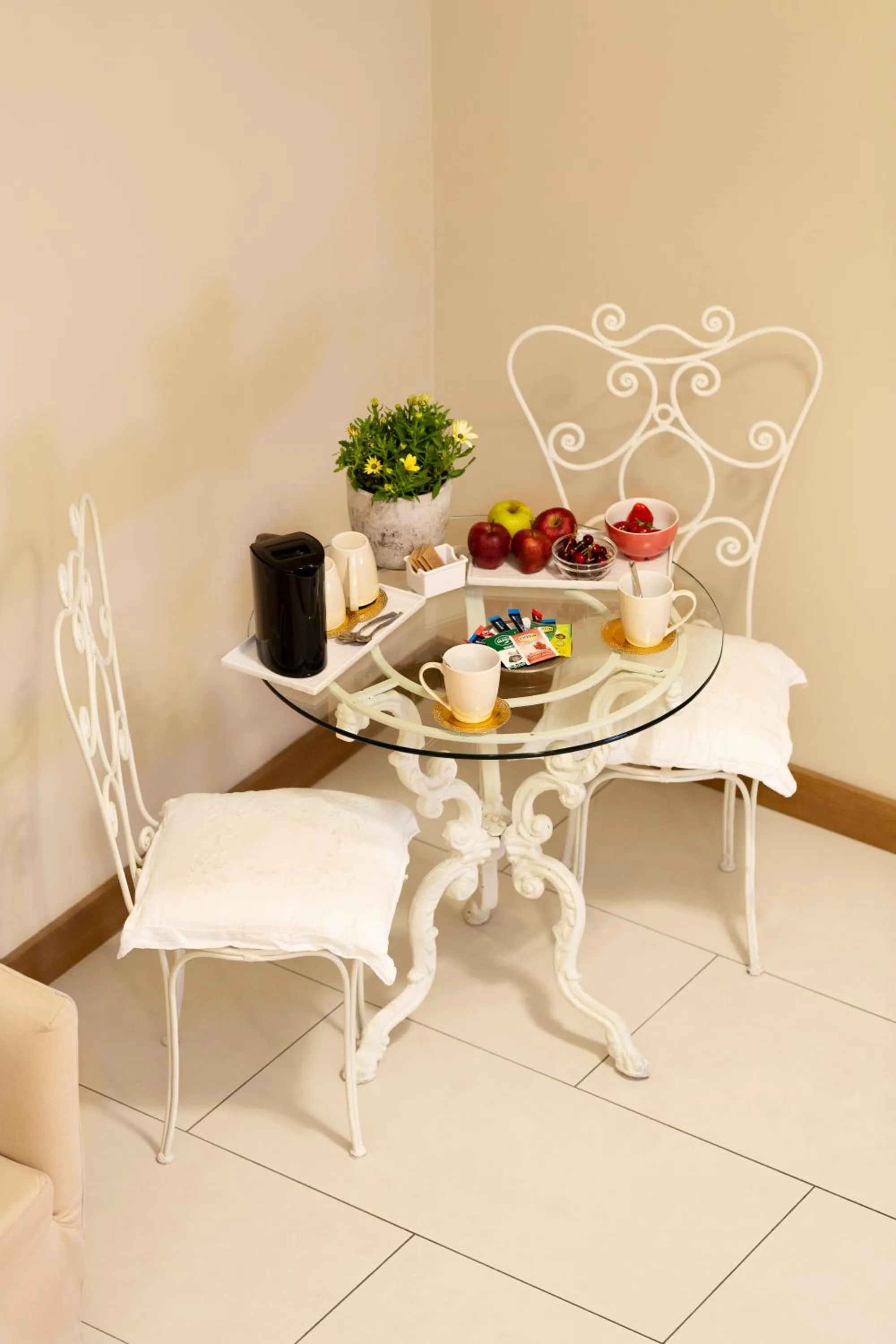 Decorative detail in La Castellana Loft Hotel