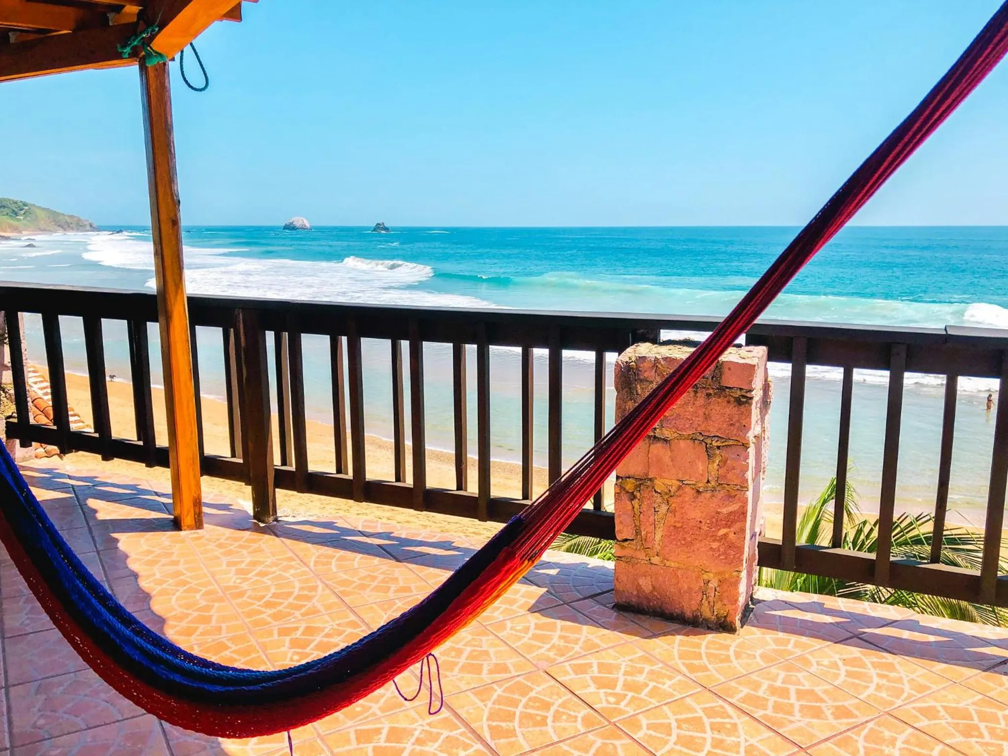 Balcony/Terrace in Hotel Paraíso del Pescador by Rotamundos