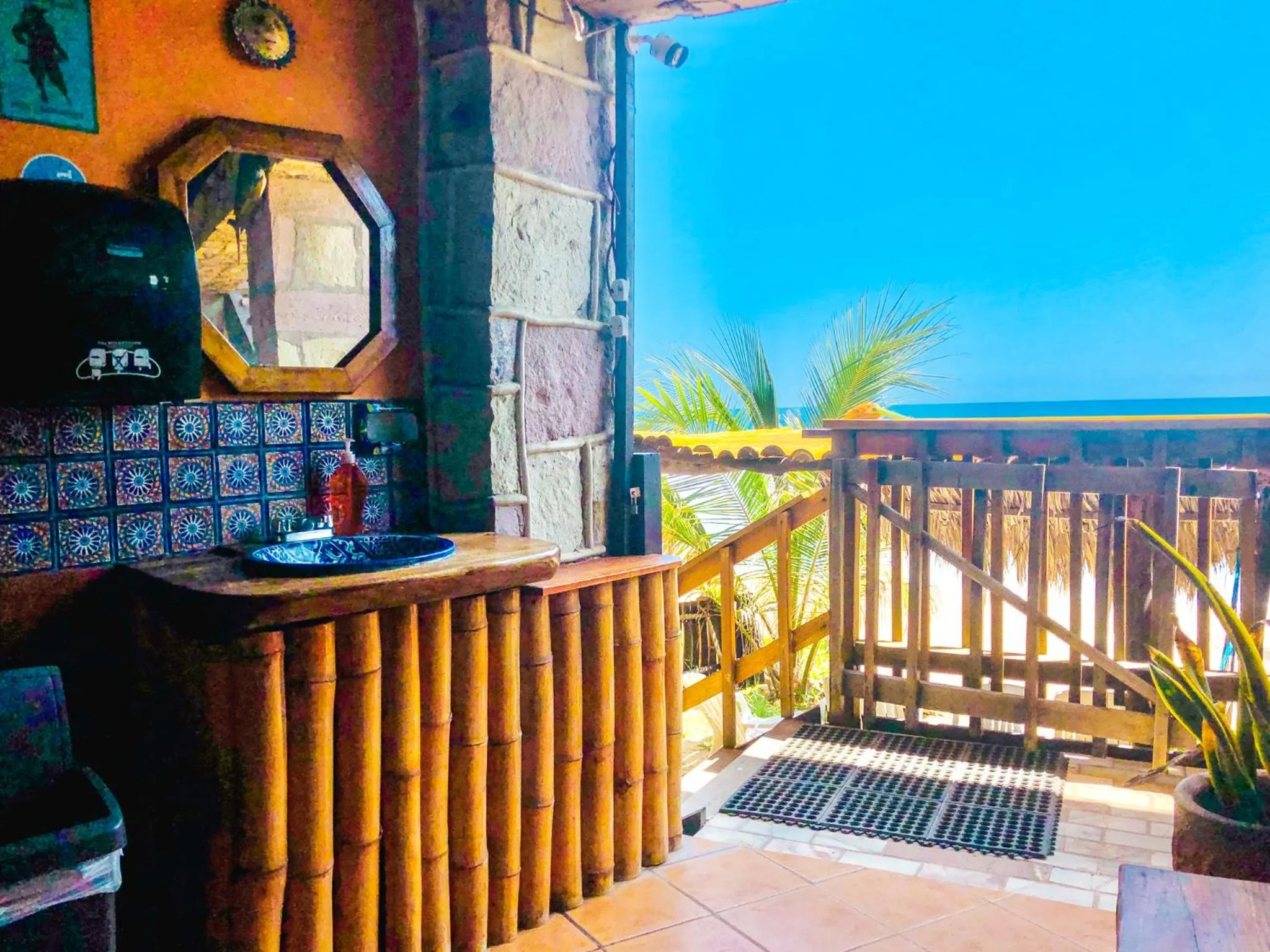 Balcony/Terrace in Hotel Paraíso del Pescador by Rotamundos
