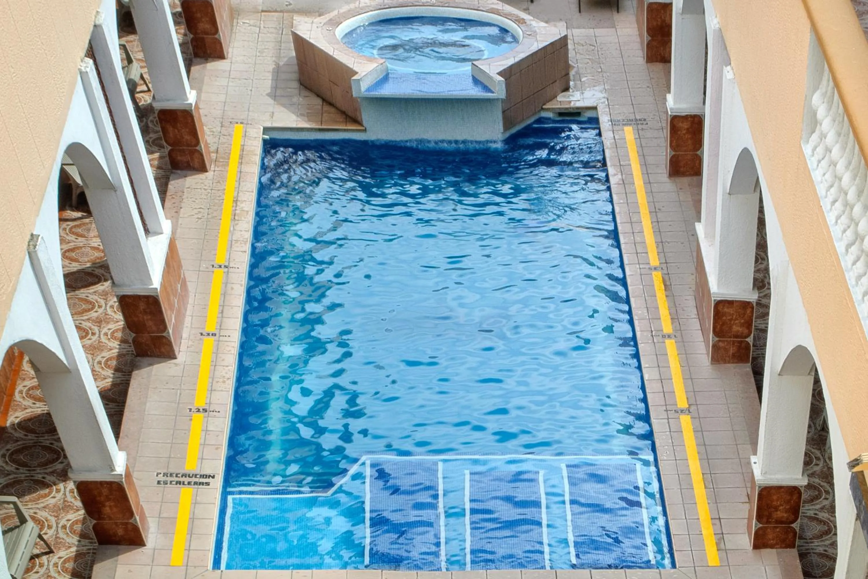 Pool view in Hotel Real del Mar