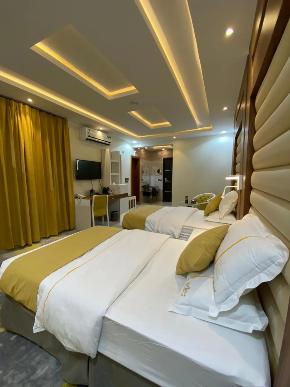 Bed in فندق الفاو بلازا