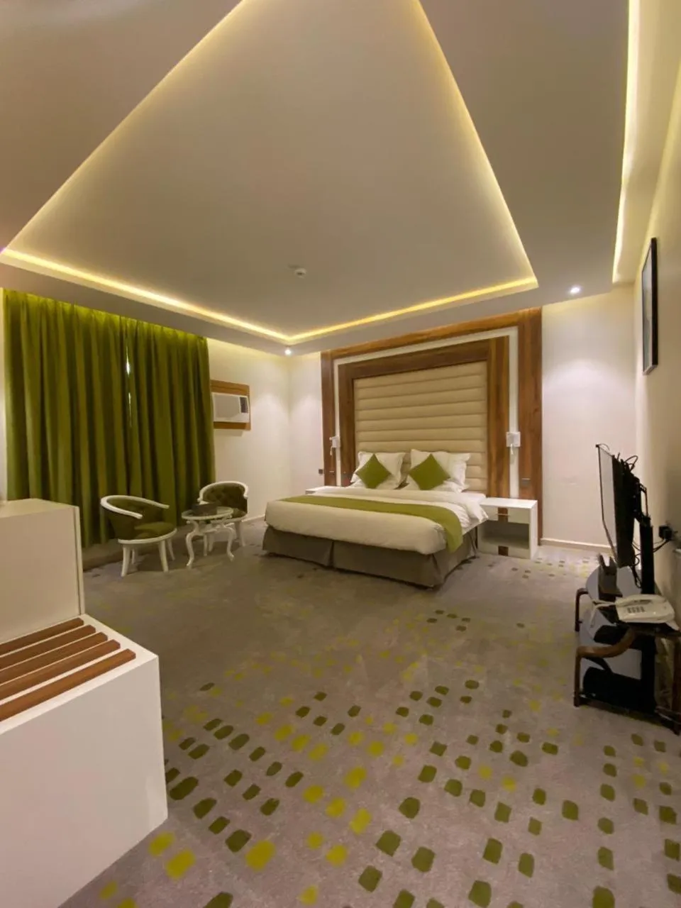 Bed in فندق الفاو بلازا