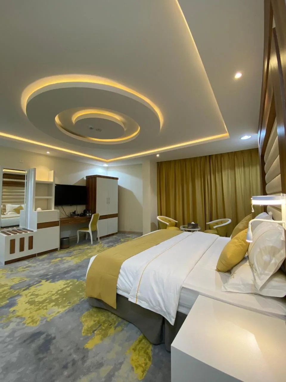 Bed in فندق الفاو بلازا