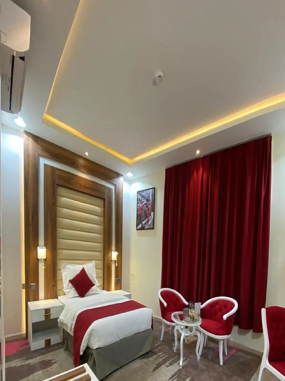 Bed in فندق الفاو بلازا