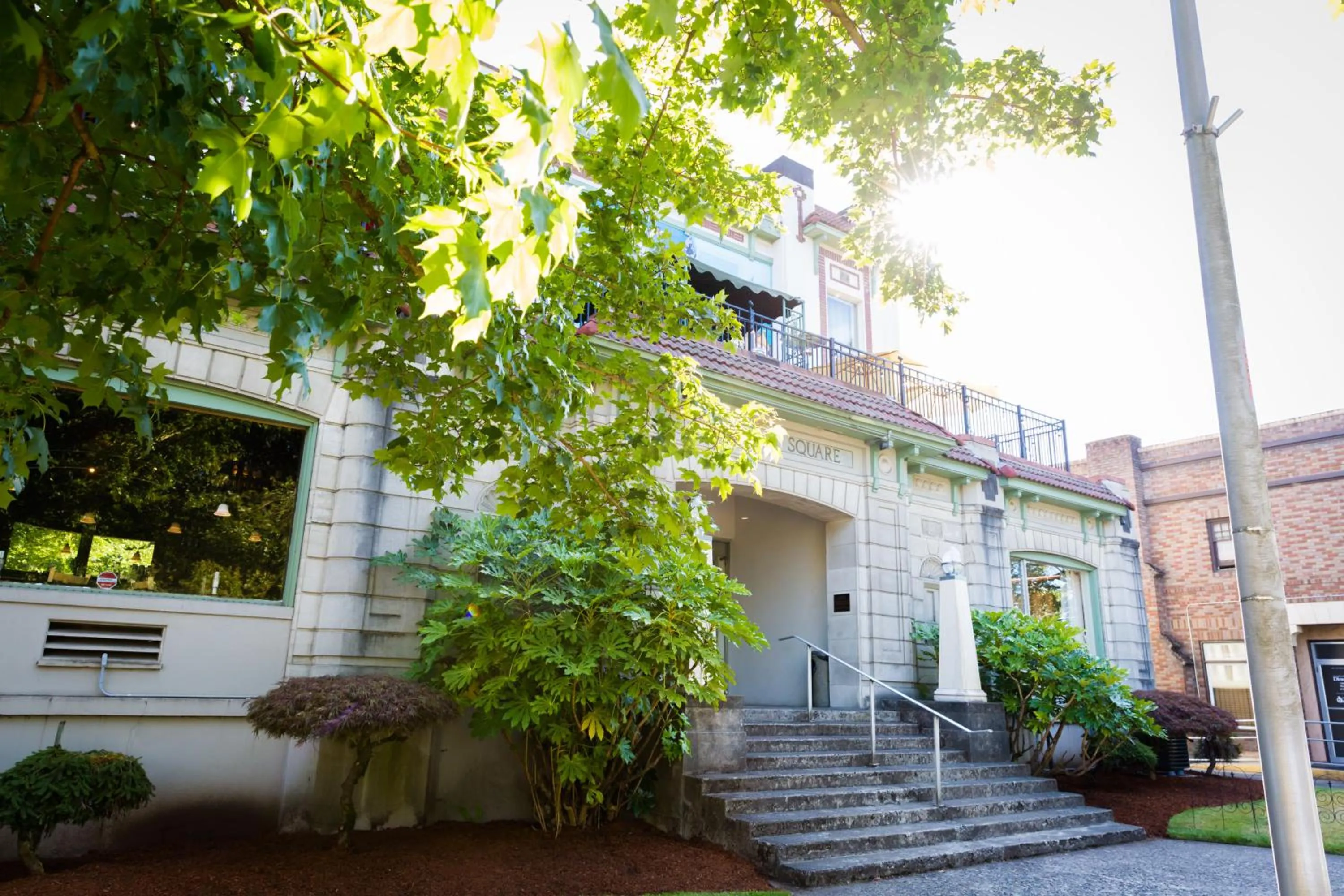 Facade/entrance in Centralia Square Grand Ballroom and Vintage Hotel