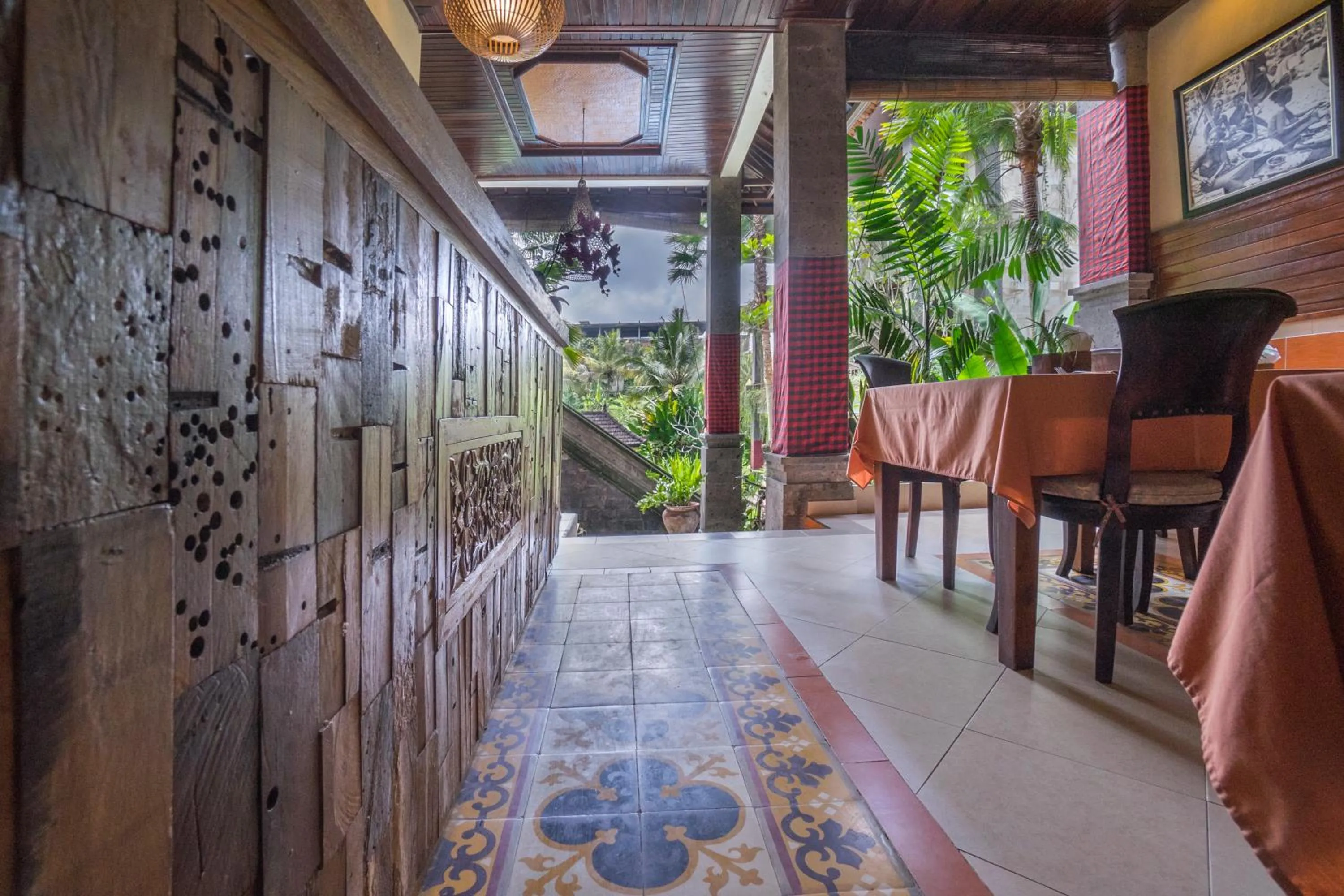 Pool view in Alam Terrace Cottages