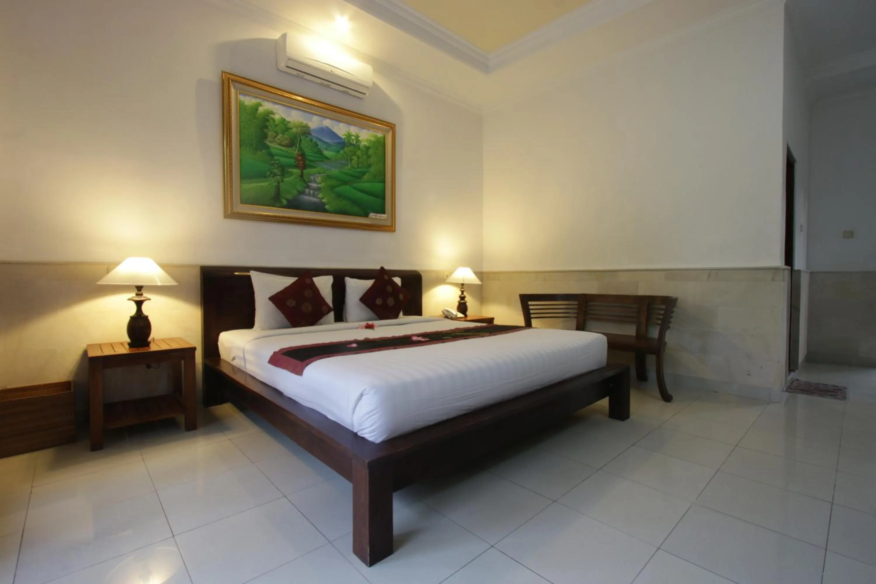 Balcony/Terrace, Bed in Alam Terrace Cottages