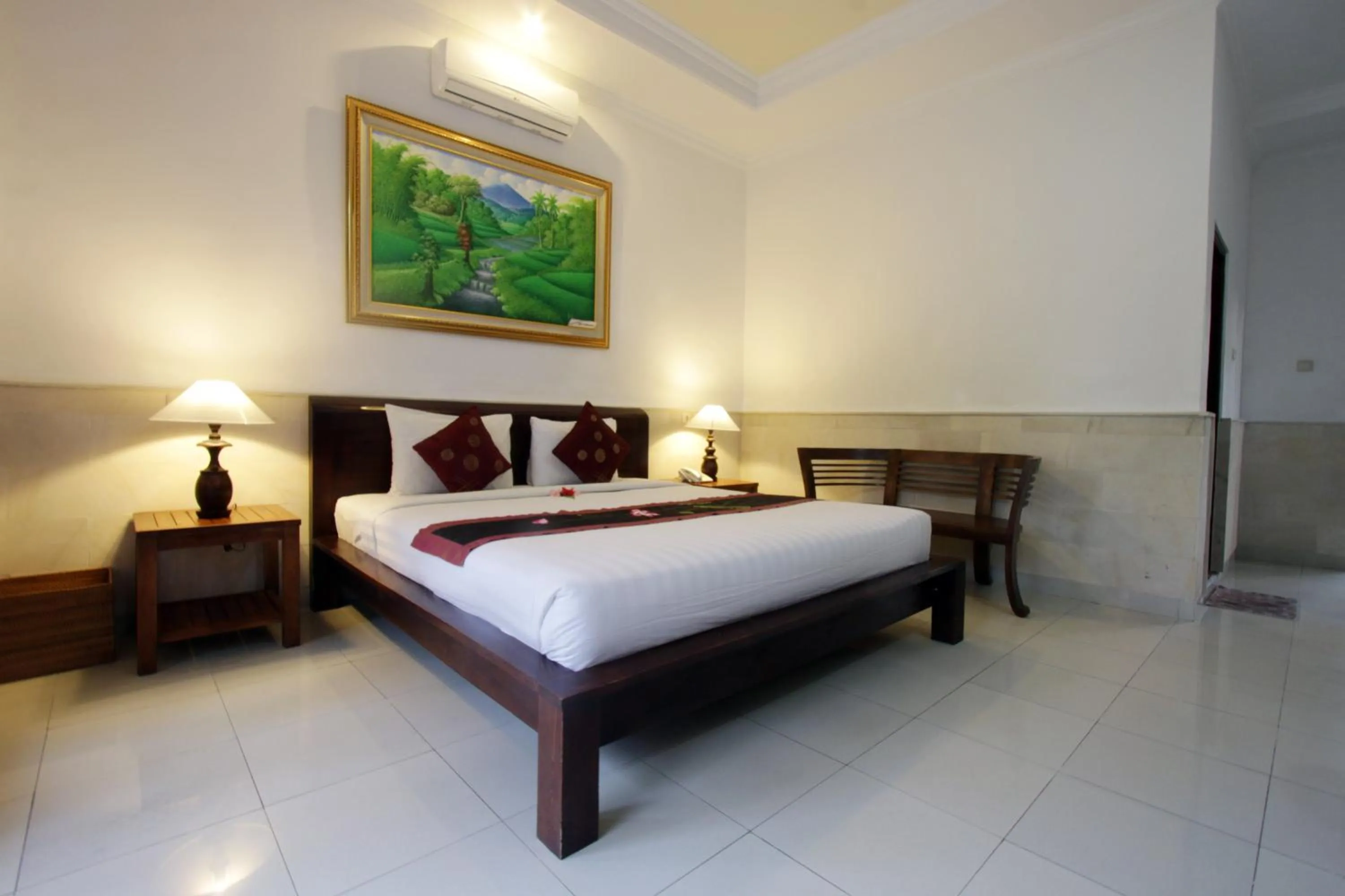 Balcony/Terrace, Bed in Alam Terrace Cottages