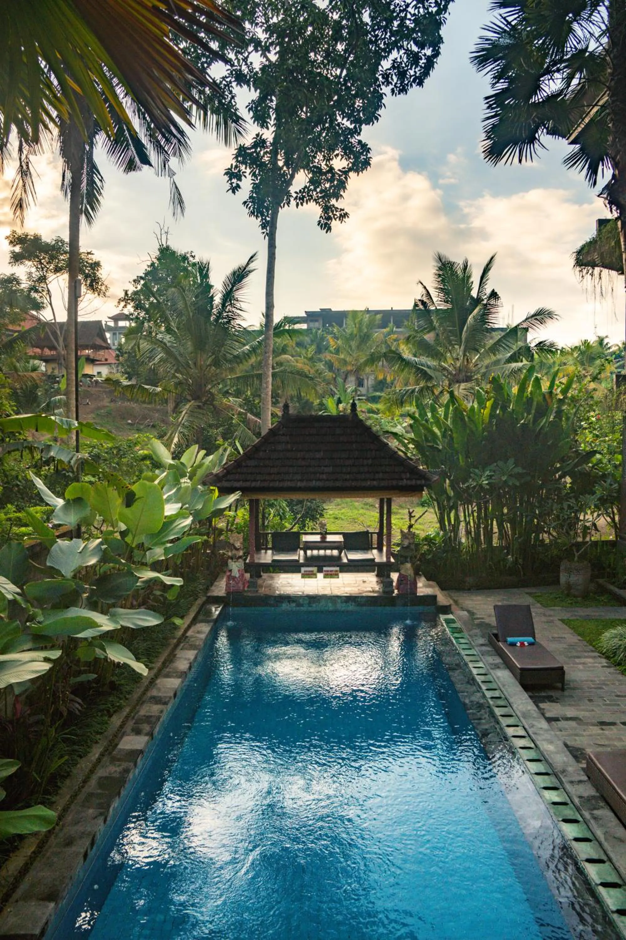 Pool view in Alam Terrace Cottages