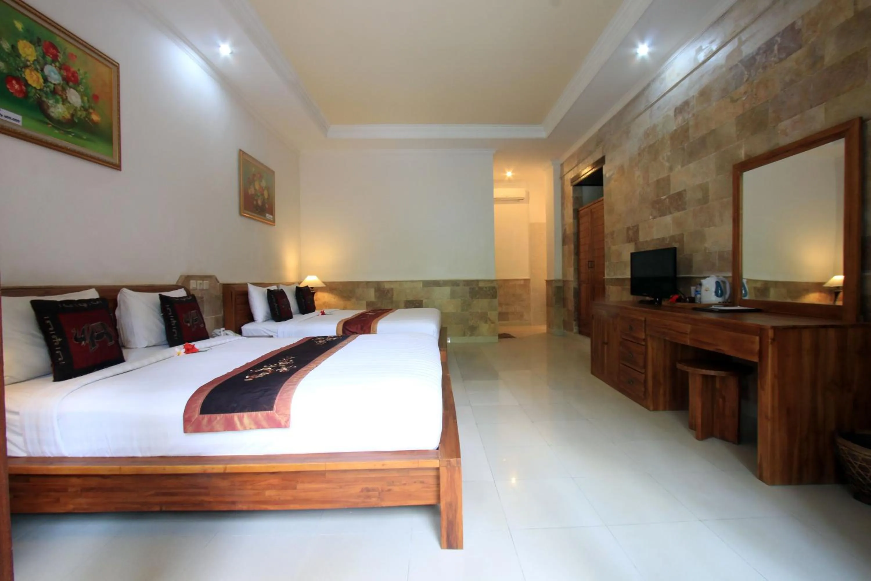 Communal lounge/ TV room, Bed in Alam Terrace Cottages
