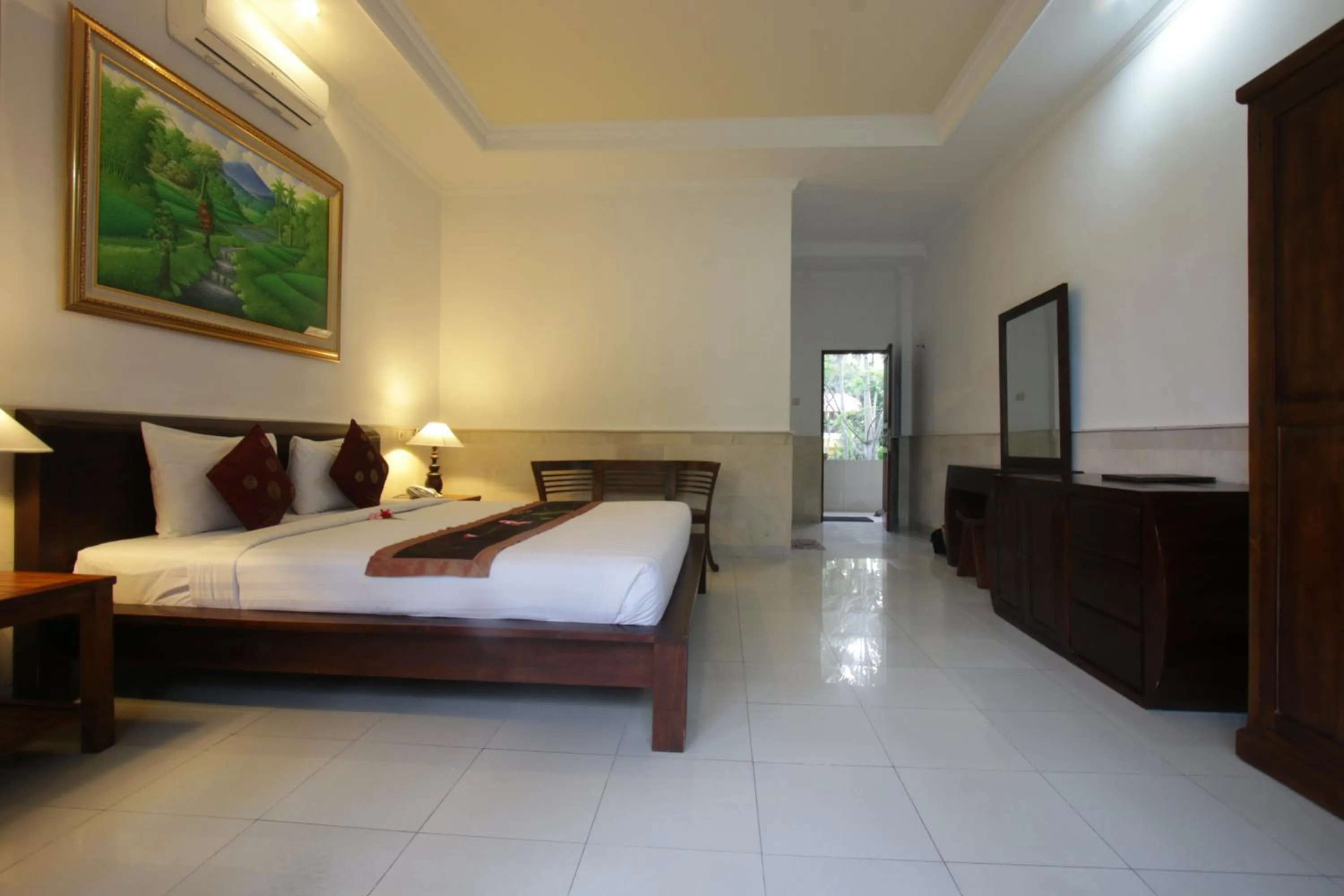 Balcony/Terrace, Bed in Alam Terrace Cottages