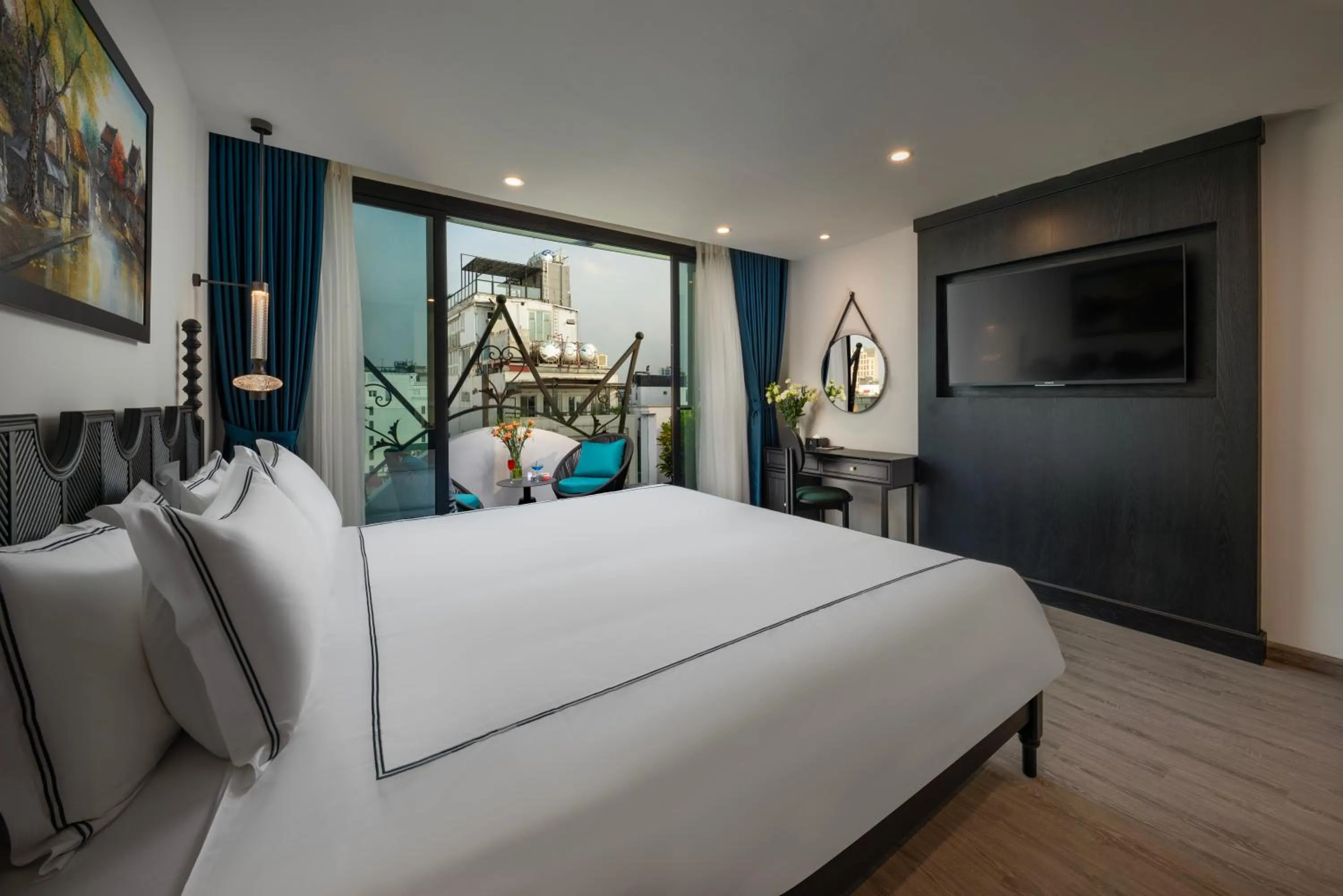 Bed in SQ Hang Gai Hotel & Spa