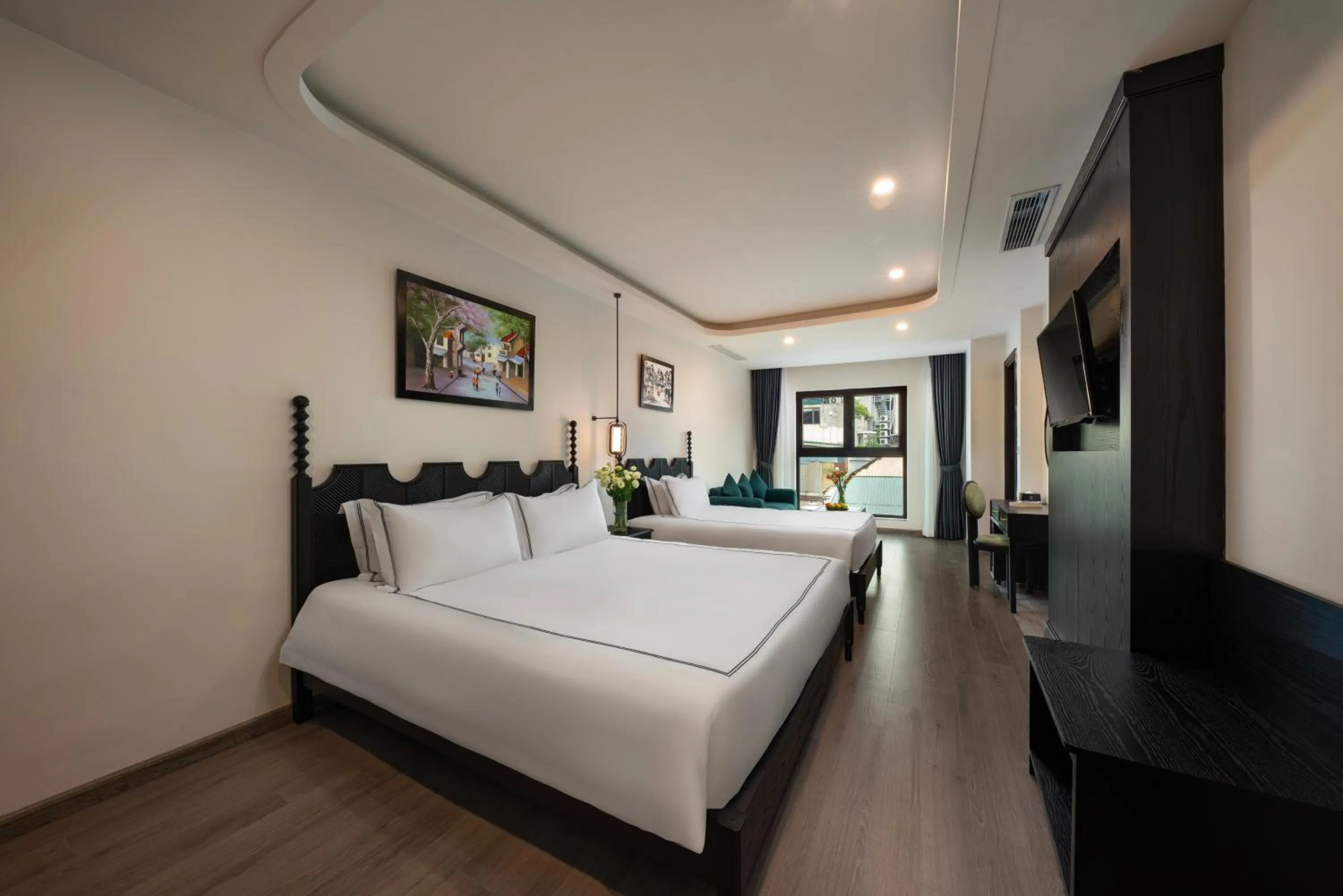 Bed in SQ Hang Gai Hotel & Spa