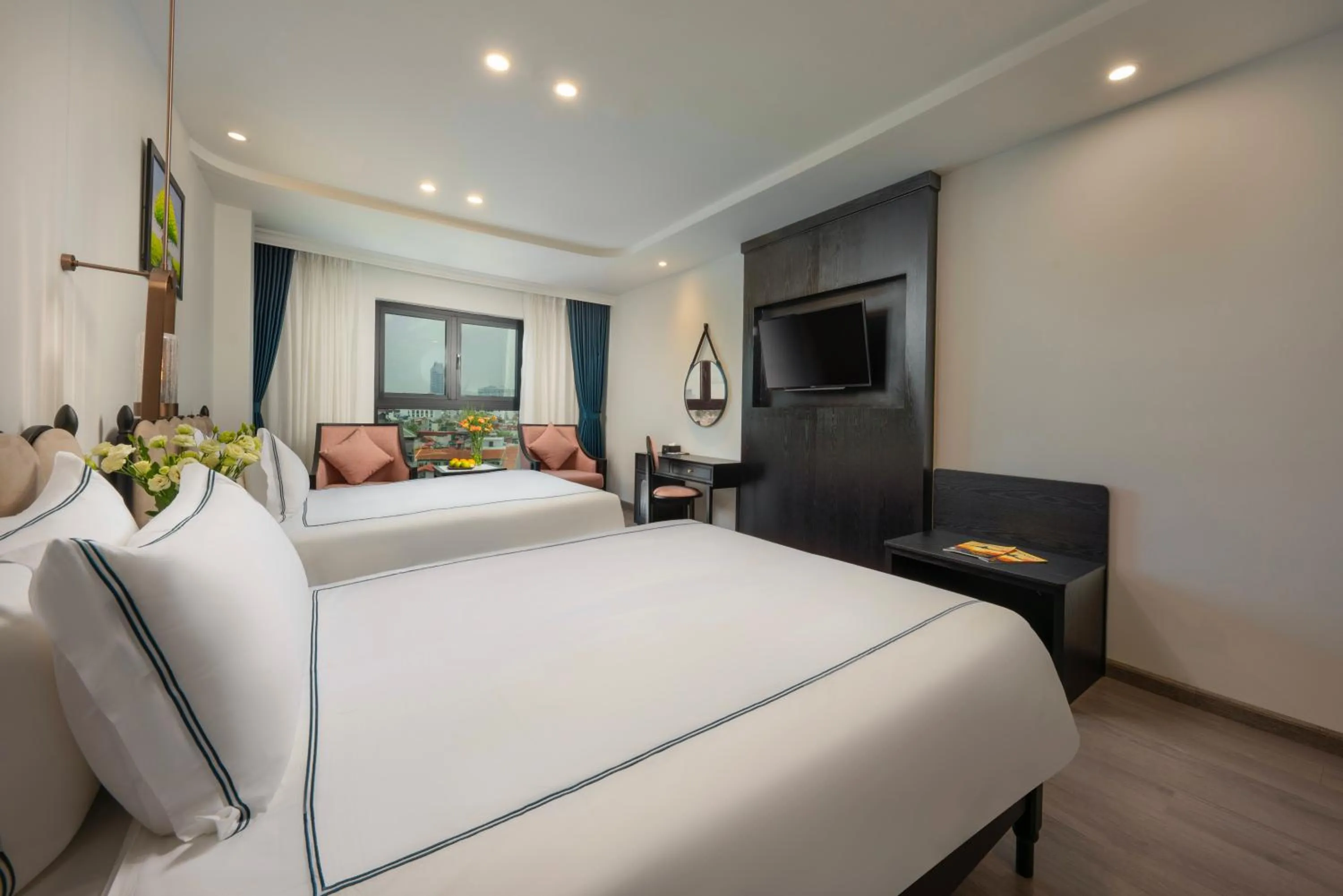 Bed in SQ Hang Gai Hotel & Spa