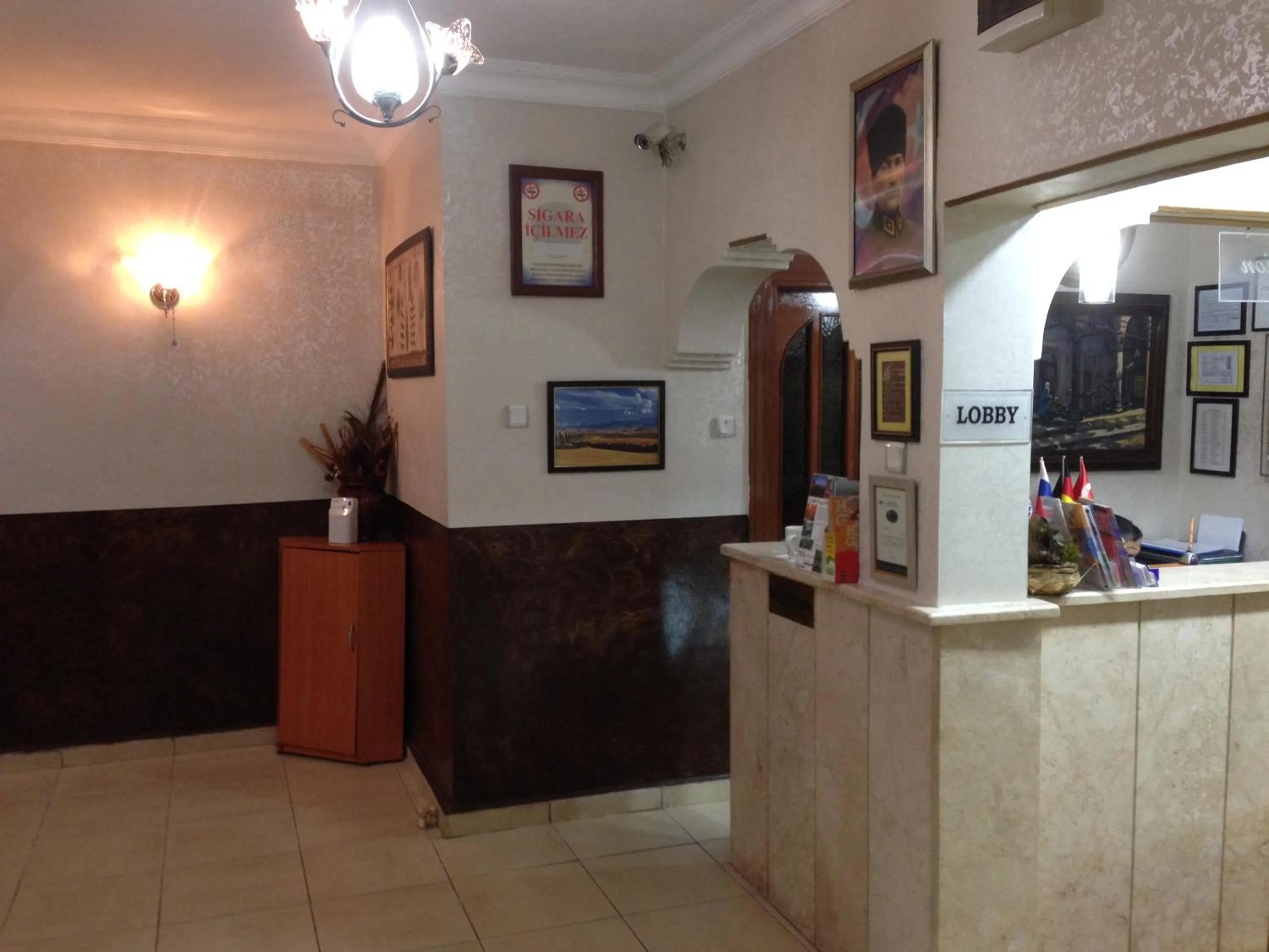 Lobby or reception in Hotel Ekol