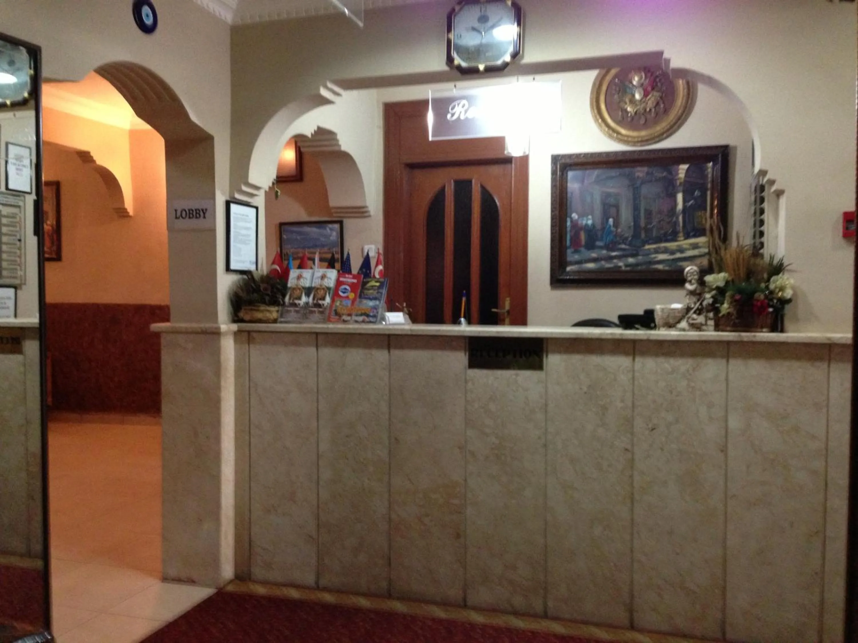 Lobby or reception in Hotel Ekol