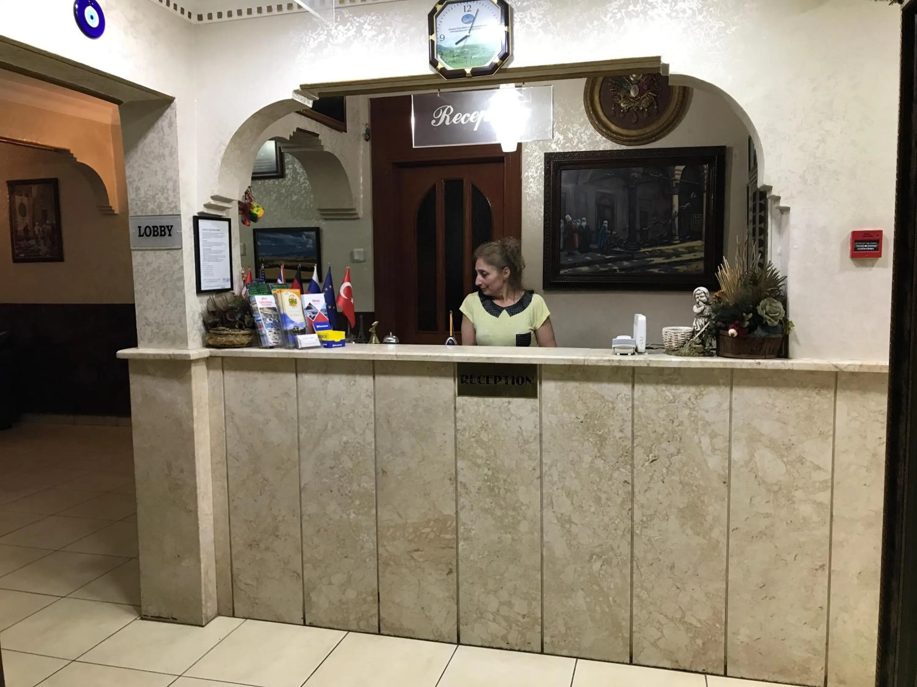 Lobby or reception in Hotel Ekol