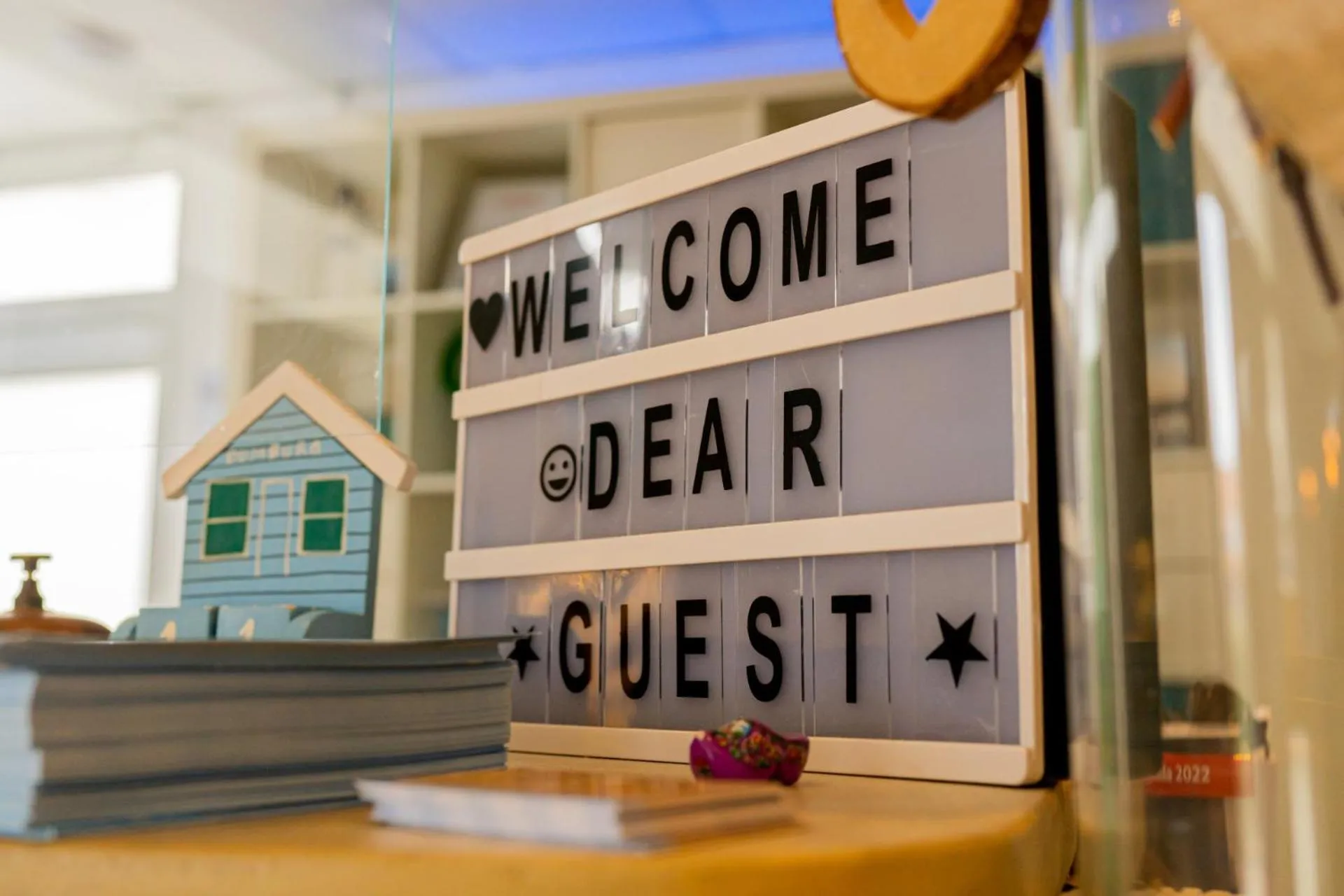 Lobby or reception in Hotel Kijkduin
