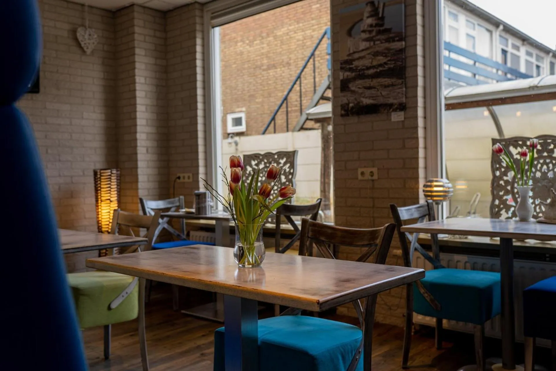 Lobby or reception in Hotel Kijkduin