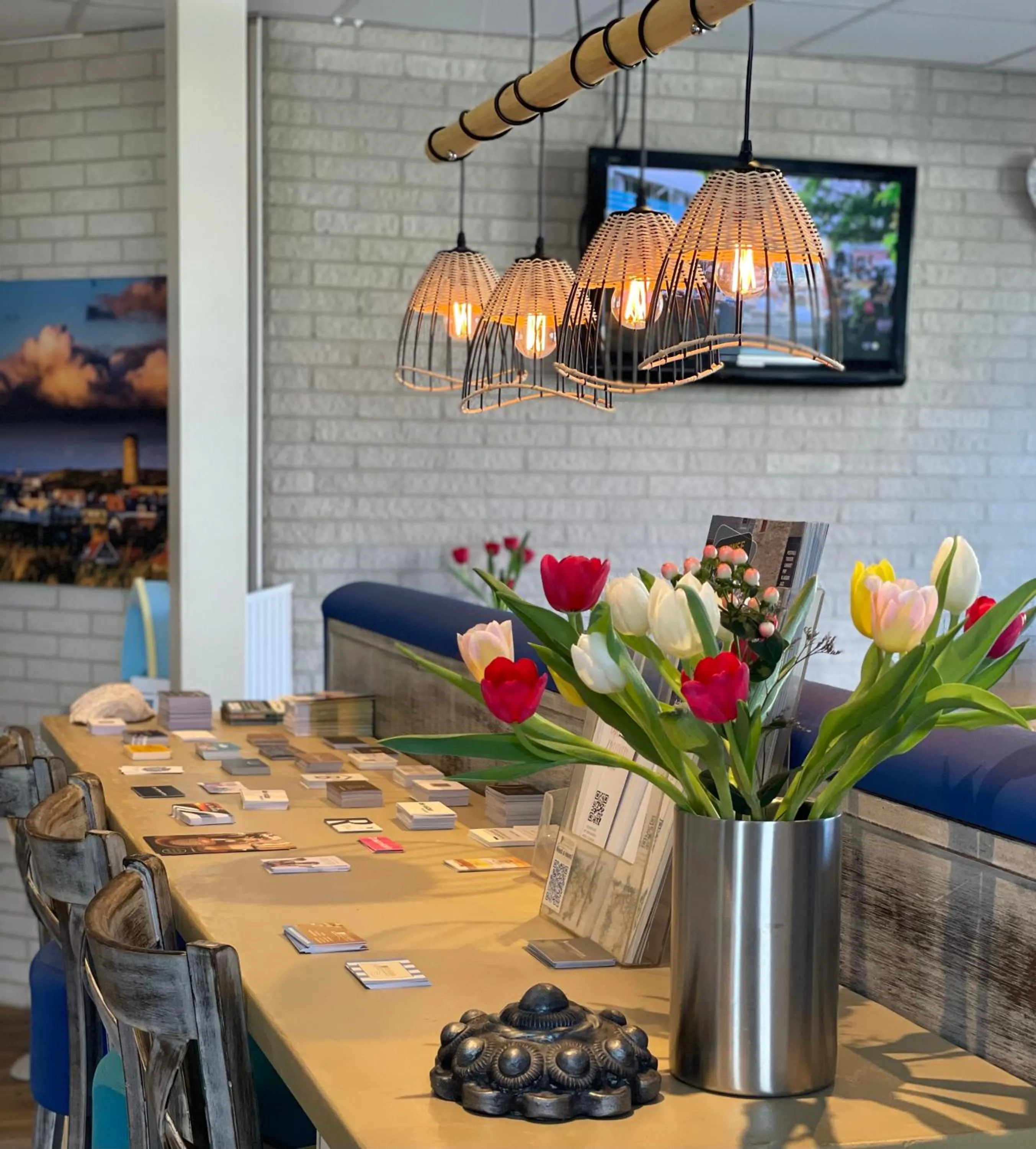 Lobby or reception in Hotel Kijkduin