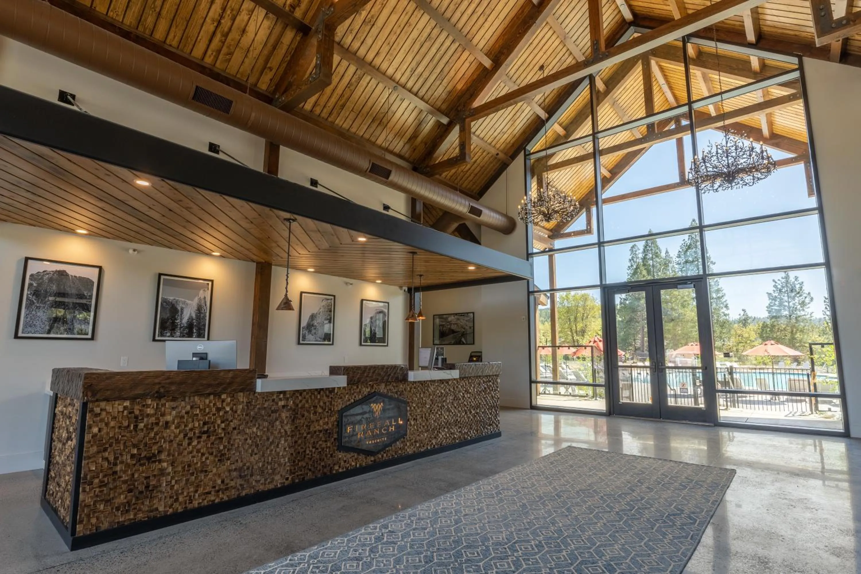 Lobby or reception in Firefall Ranch Yosemite