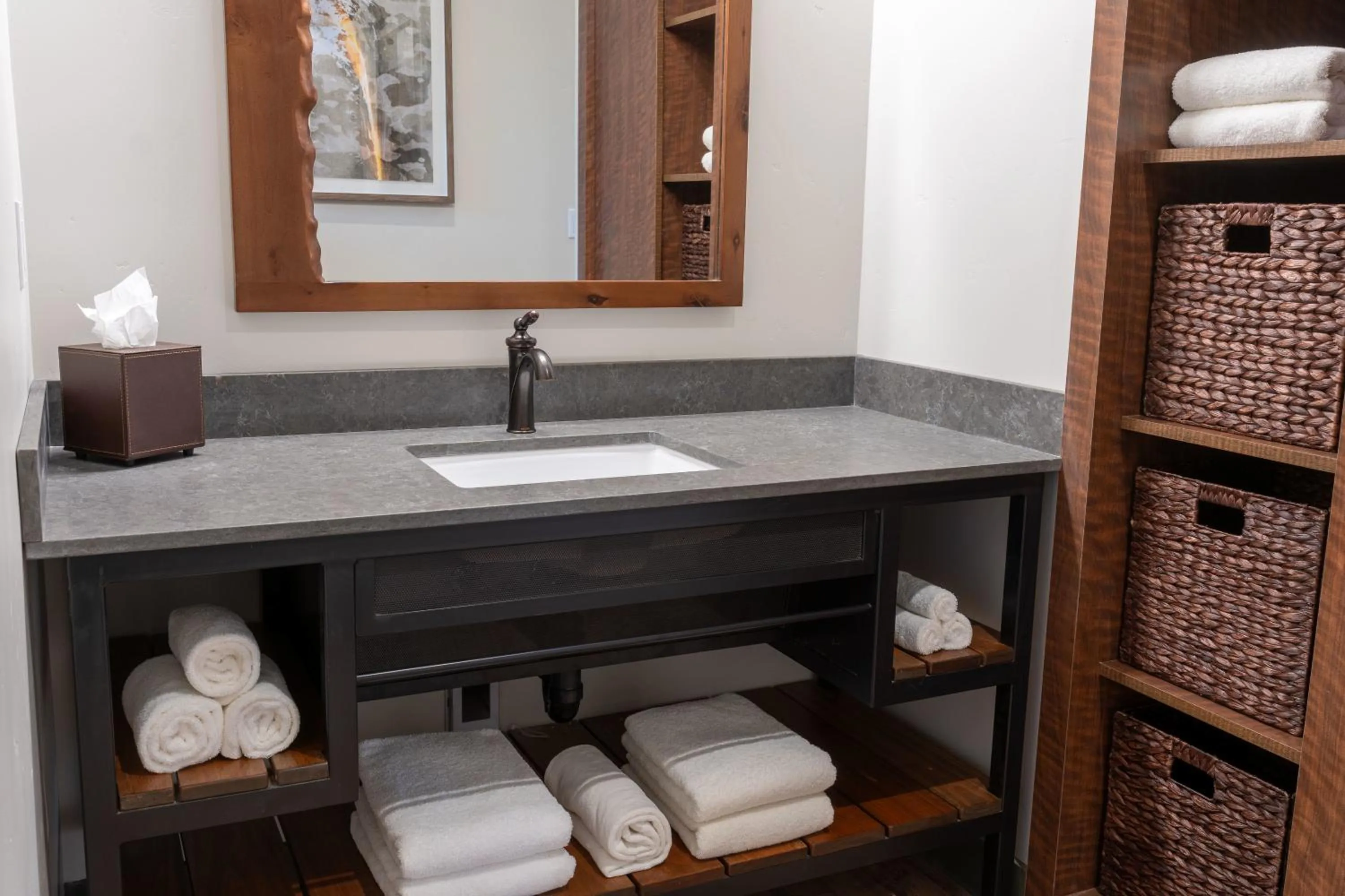 Bathroom in Firefall Ranch Yosemite