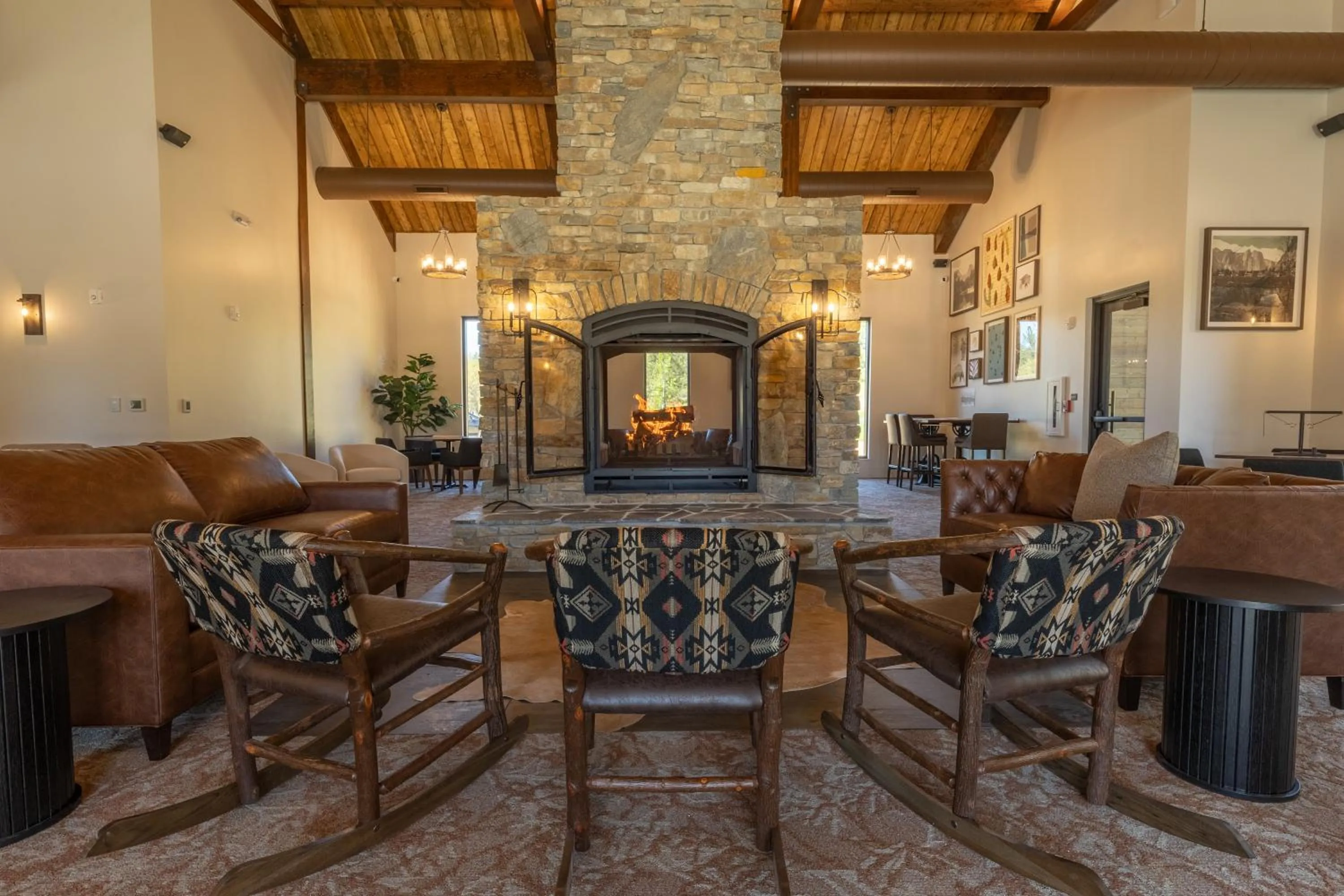 Lounge or bar in Firefall Ranch Yosemite