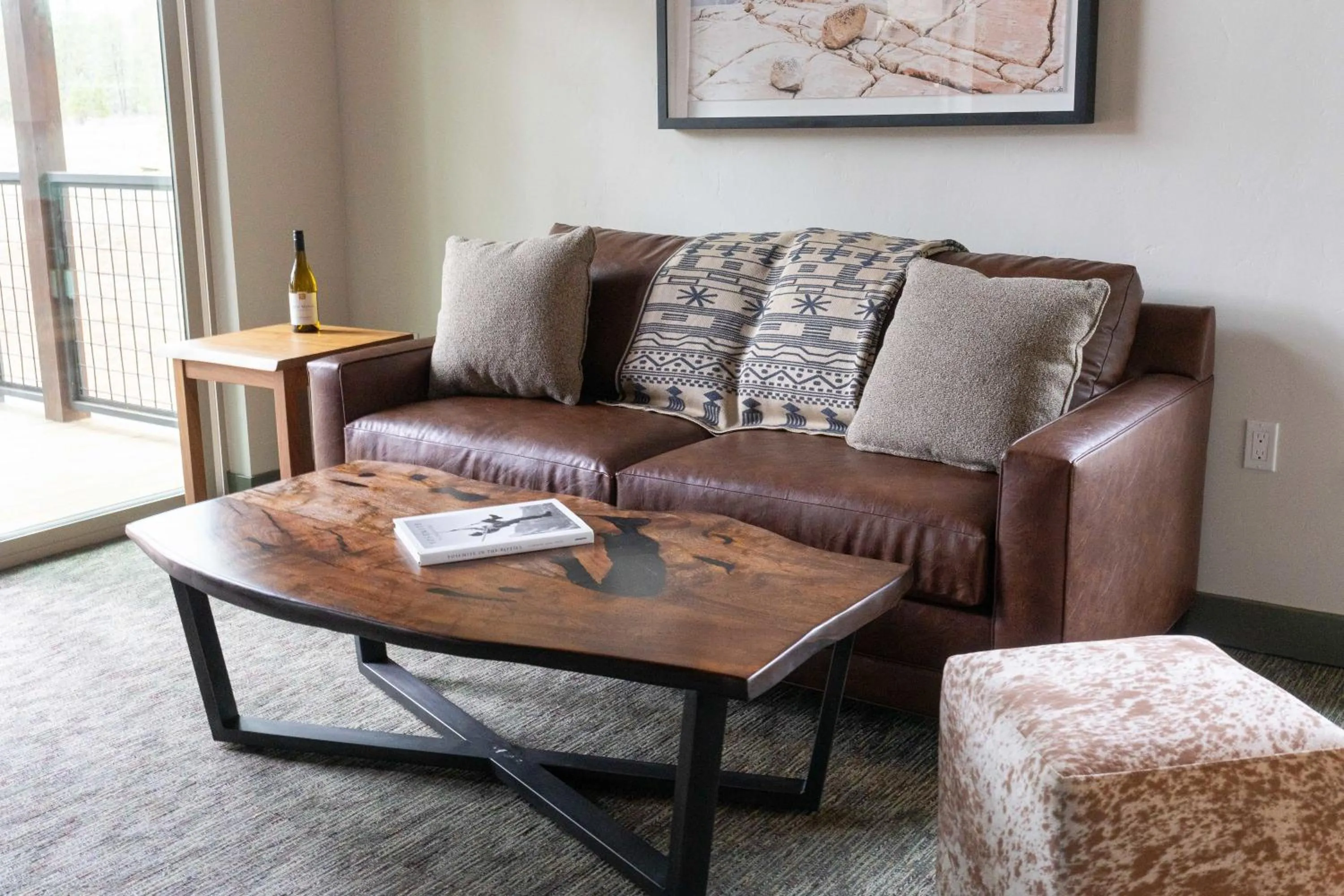 Living room in Firefall Ranch Yosemite