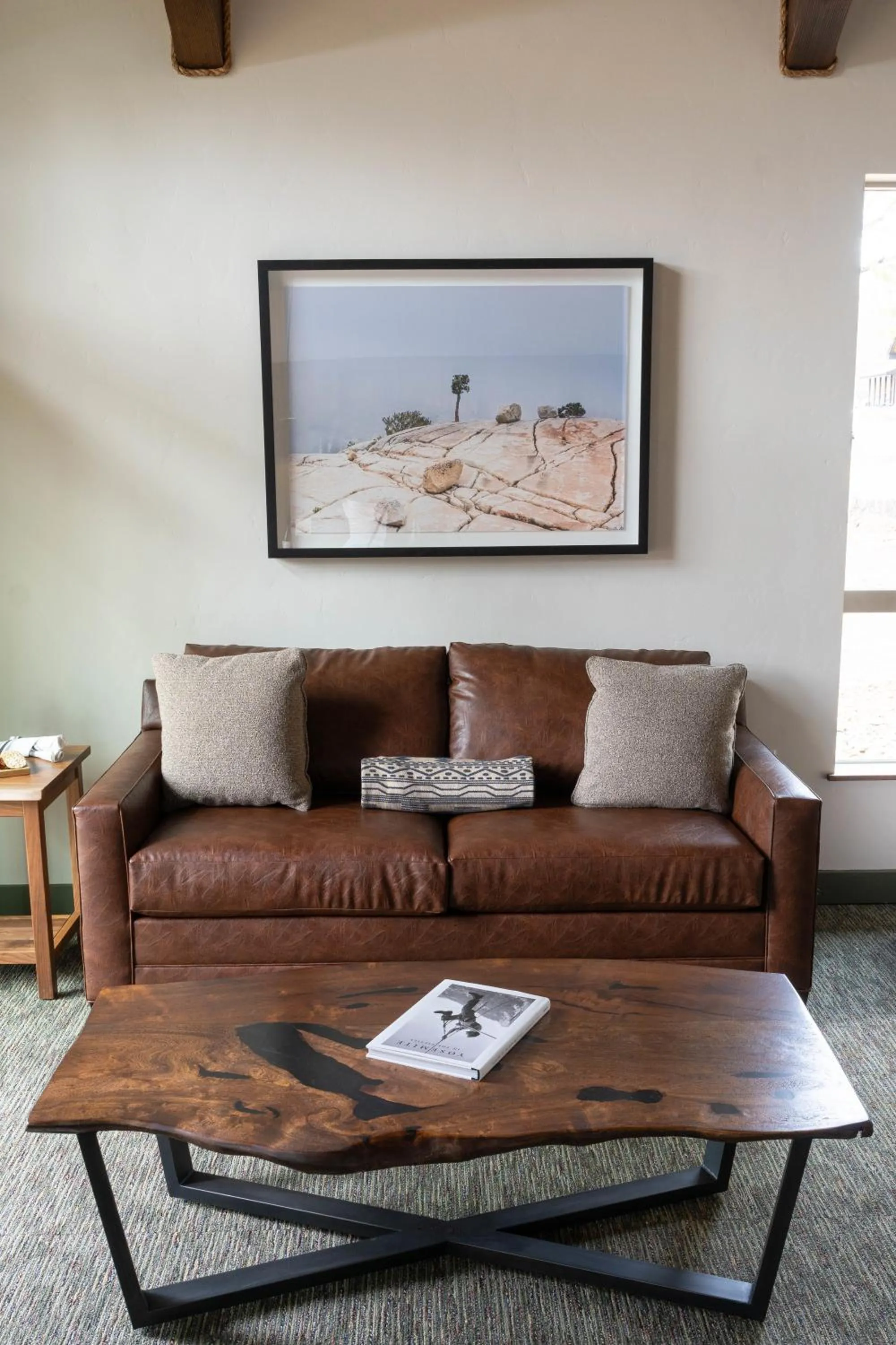 Living room in Firefall Ranch Yosemite