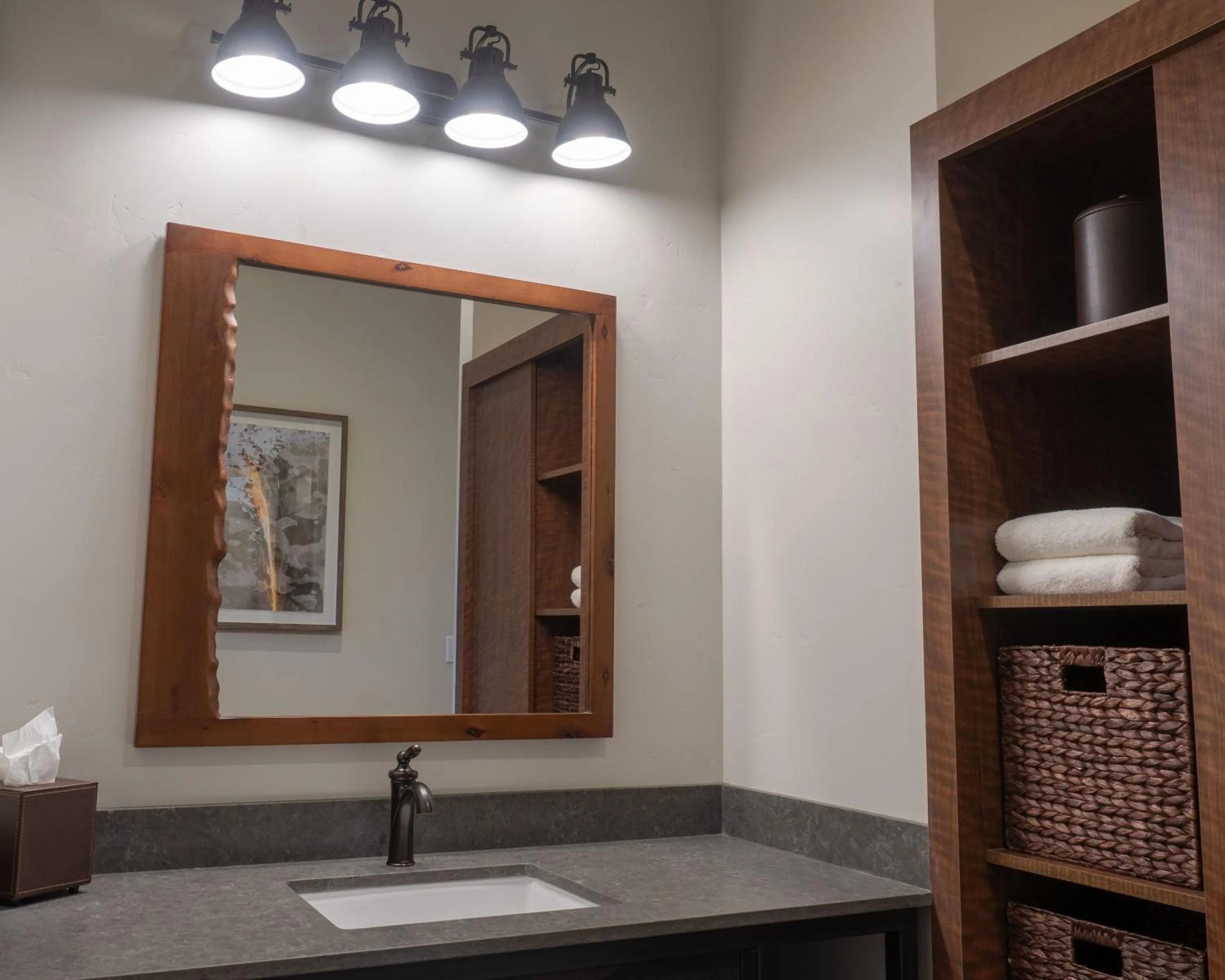 Bathroom in Firefall Ranch Yosemite