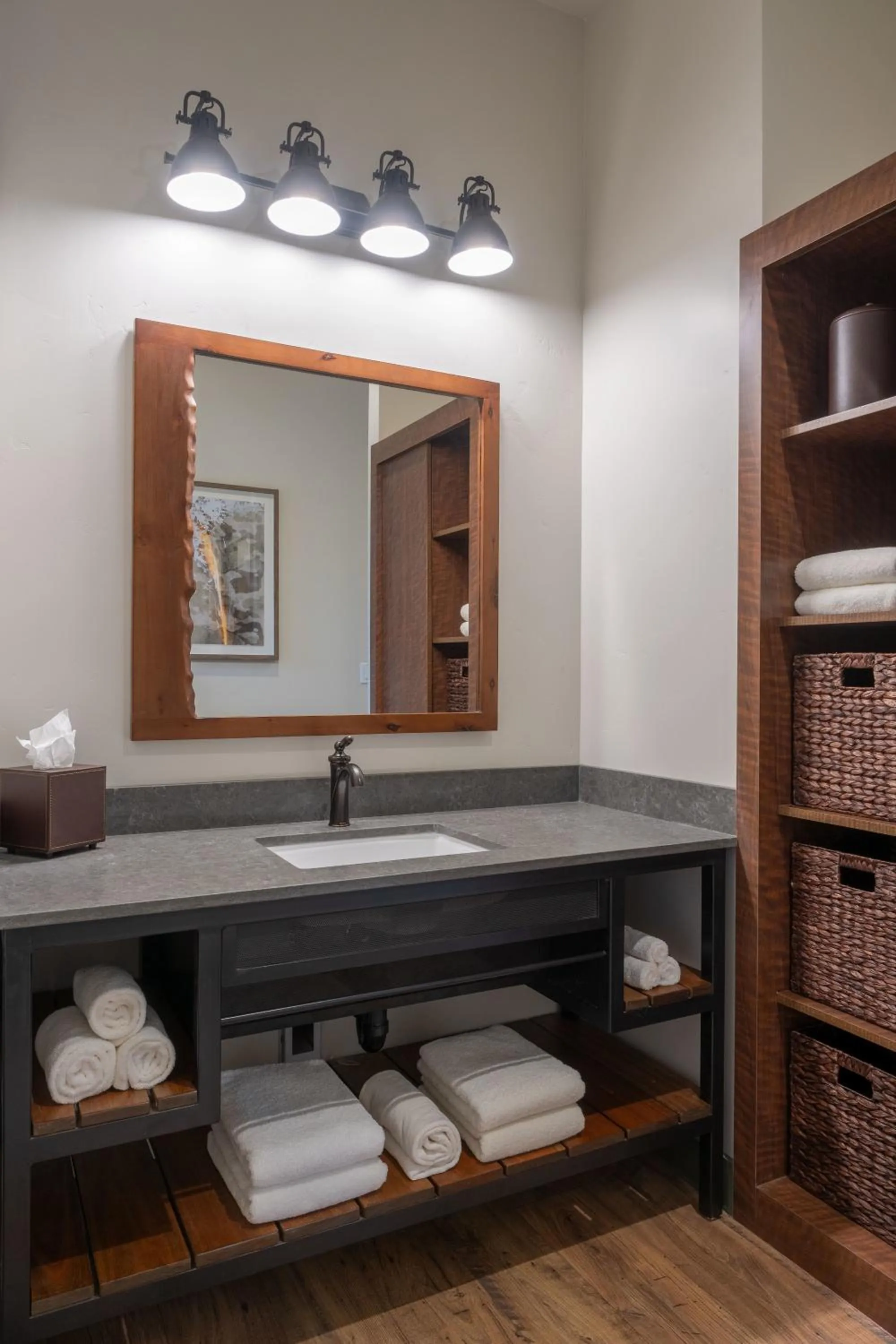 Bathroom in Firefall Ranch Yosemite